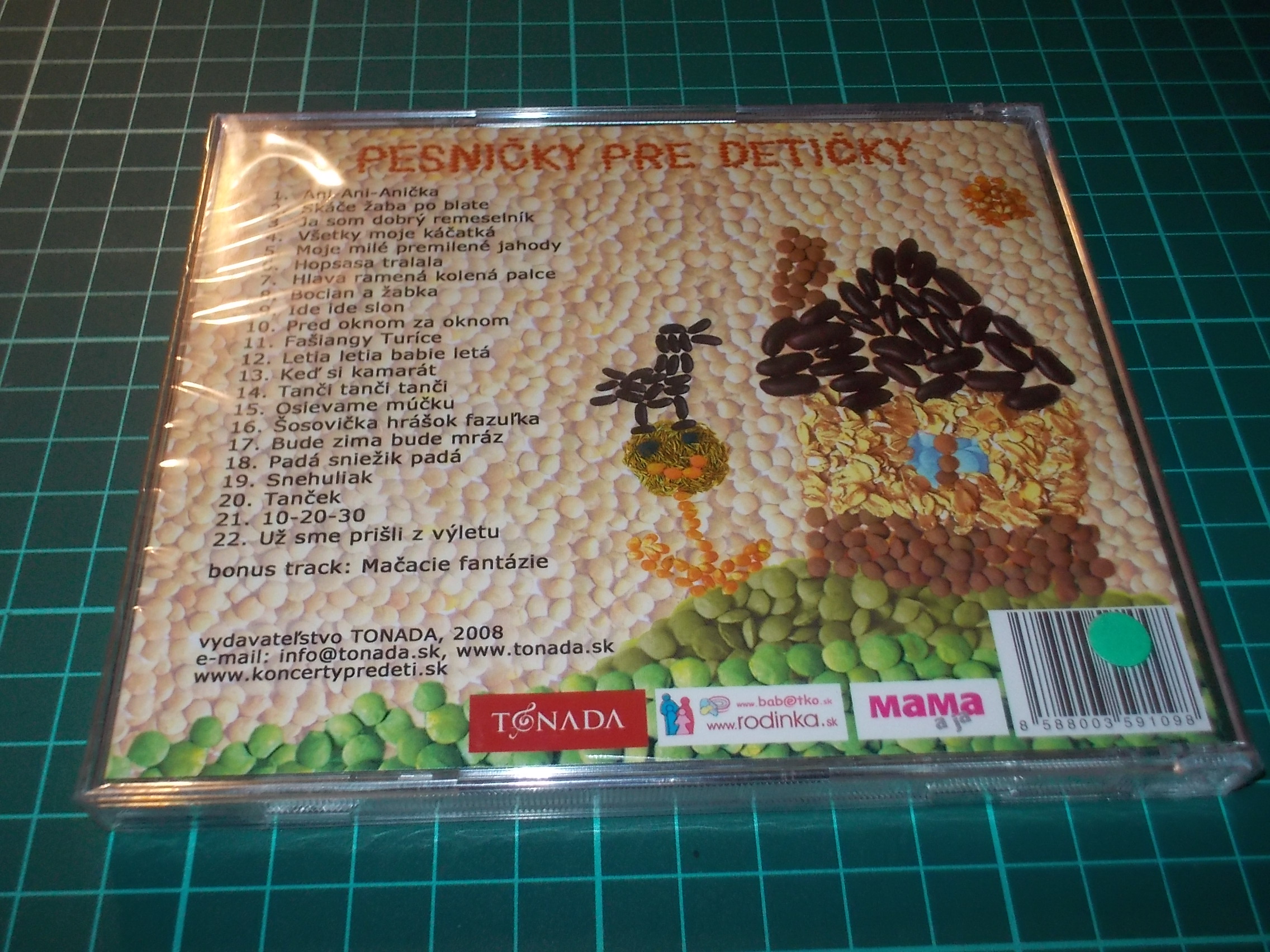 MÁRIA PODHRADSKÁ A ROCHARD ČANAKY - PESNIČKY PRE DETIČKY (CD)