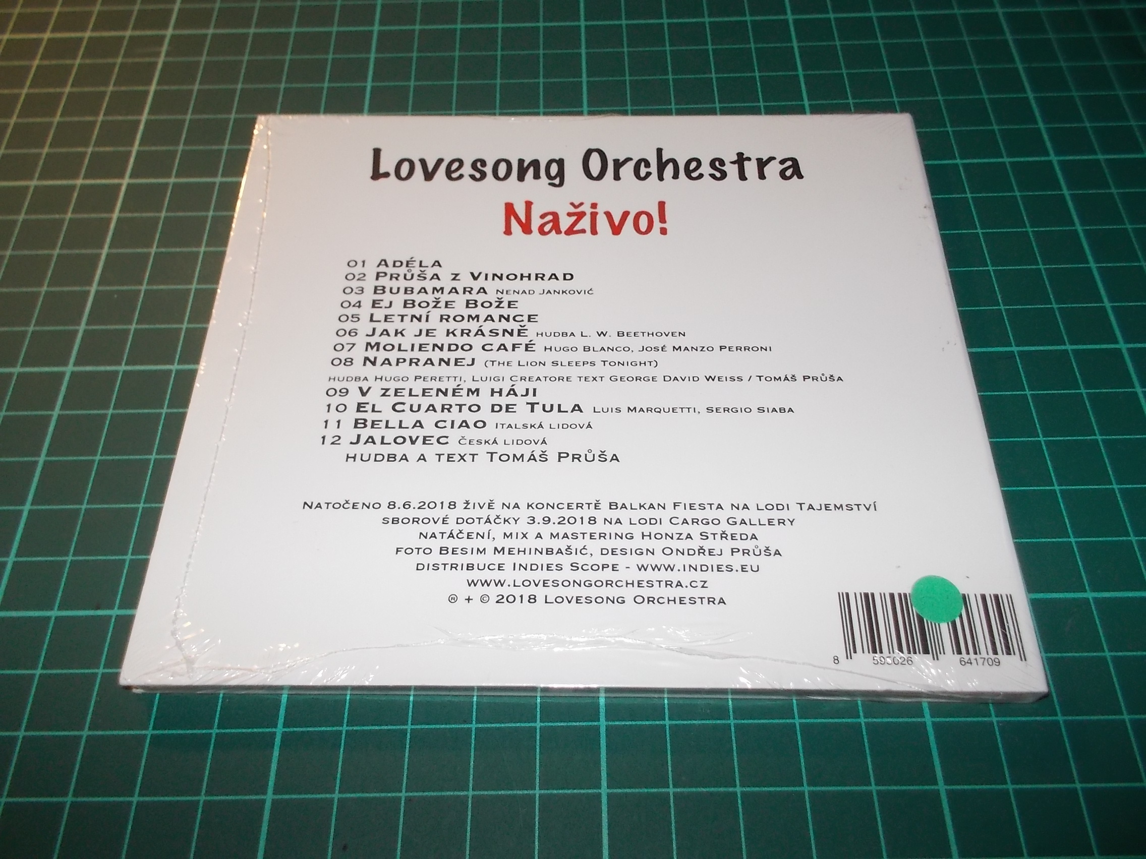LOVESONG ORCHESTRA - NAŽIVO (CD) Digipack