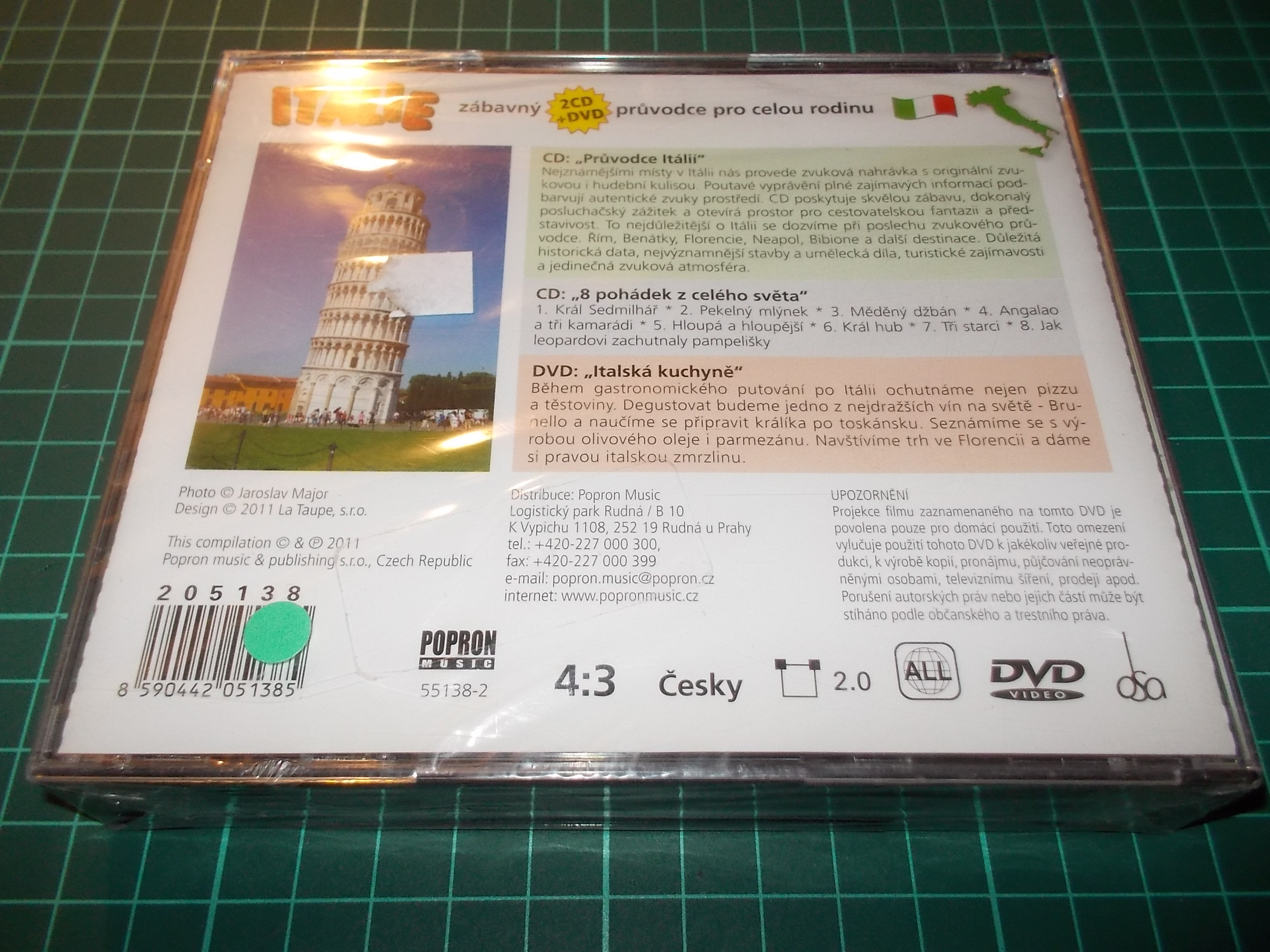 Itálie - Zábavný průvodce pro celou rodinu (2CD/DVD)