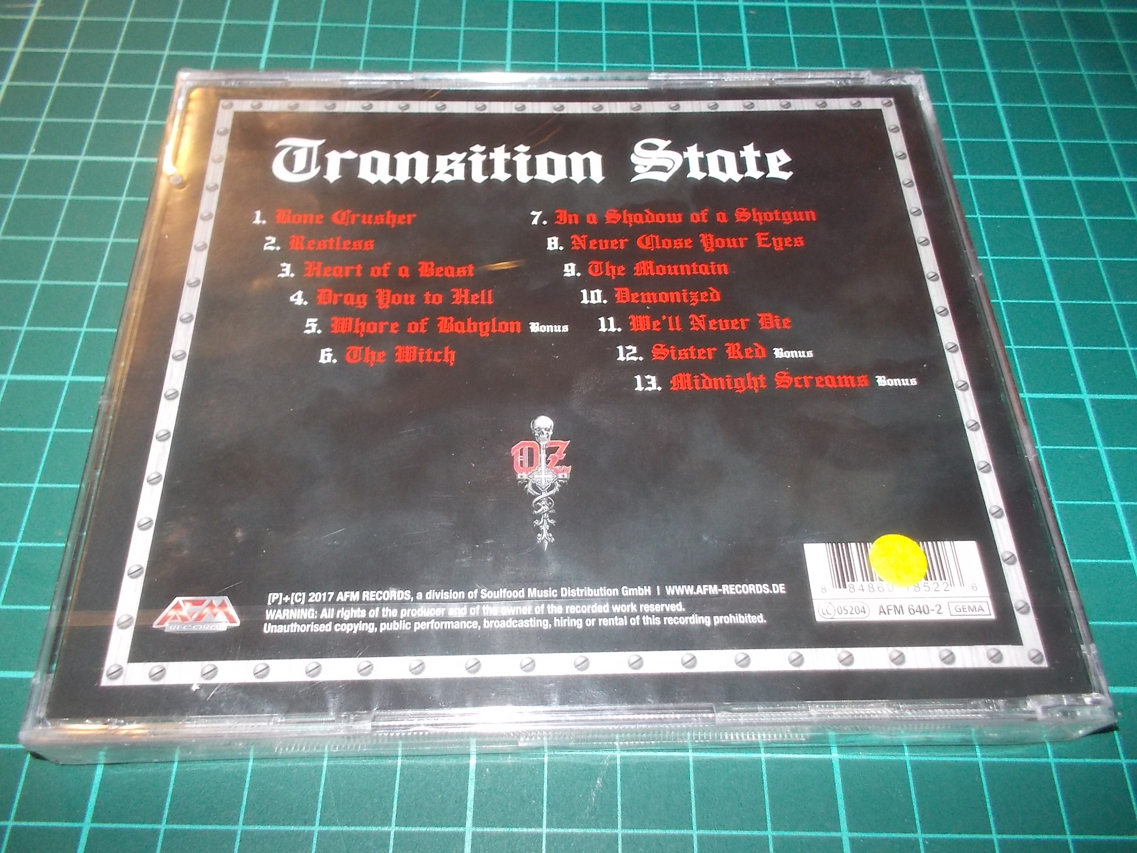 The Oz - Transition State (CD)