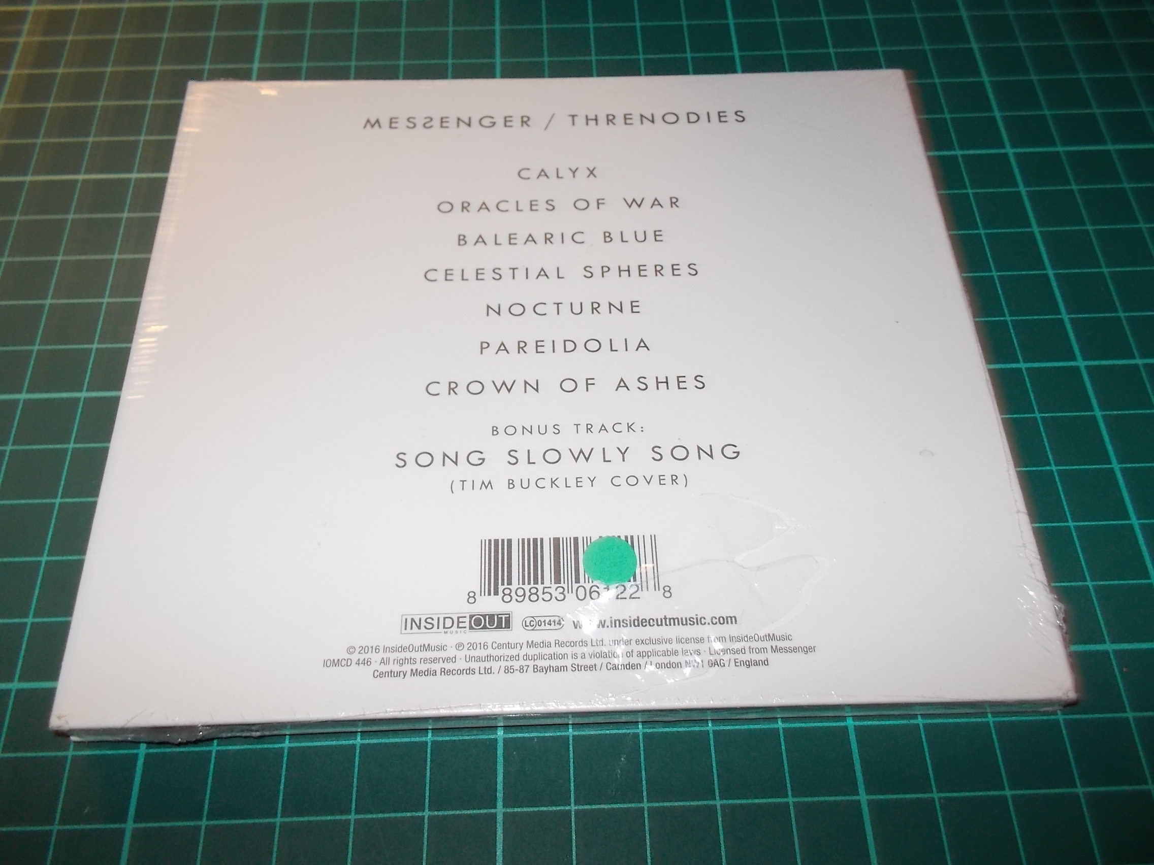 MESSENGER - THRENODIES SPECIAL EDITION (CD) Digipack