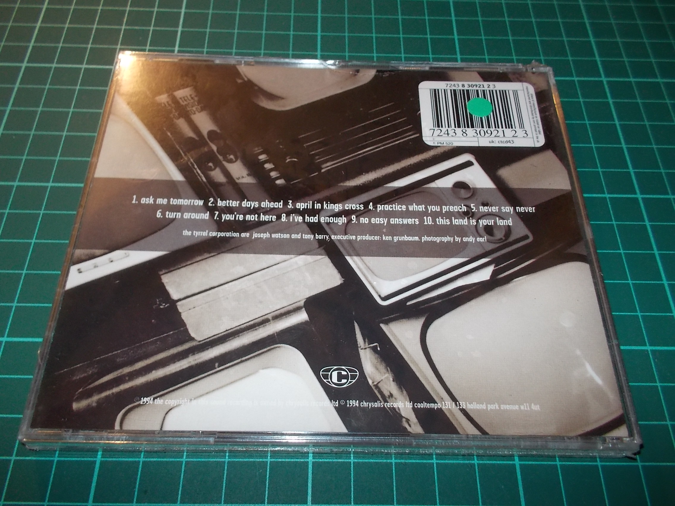 Tyrrel Corporation  - Play for Today (CD)