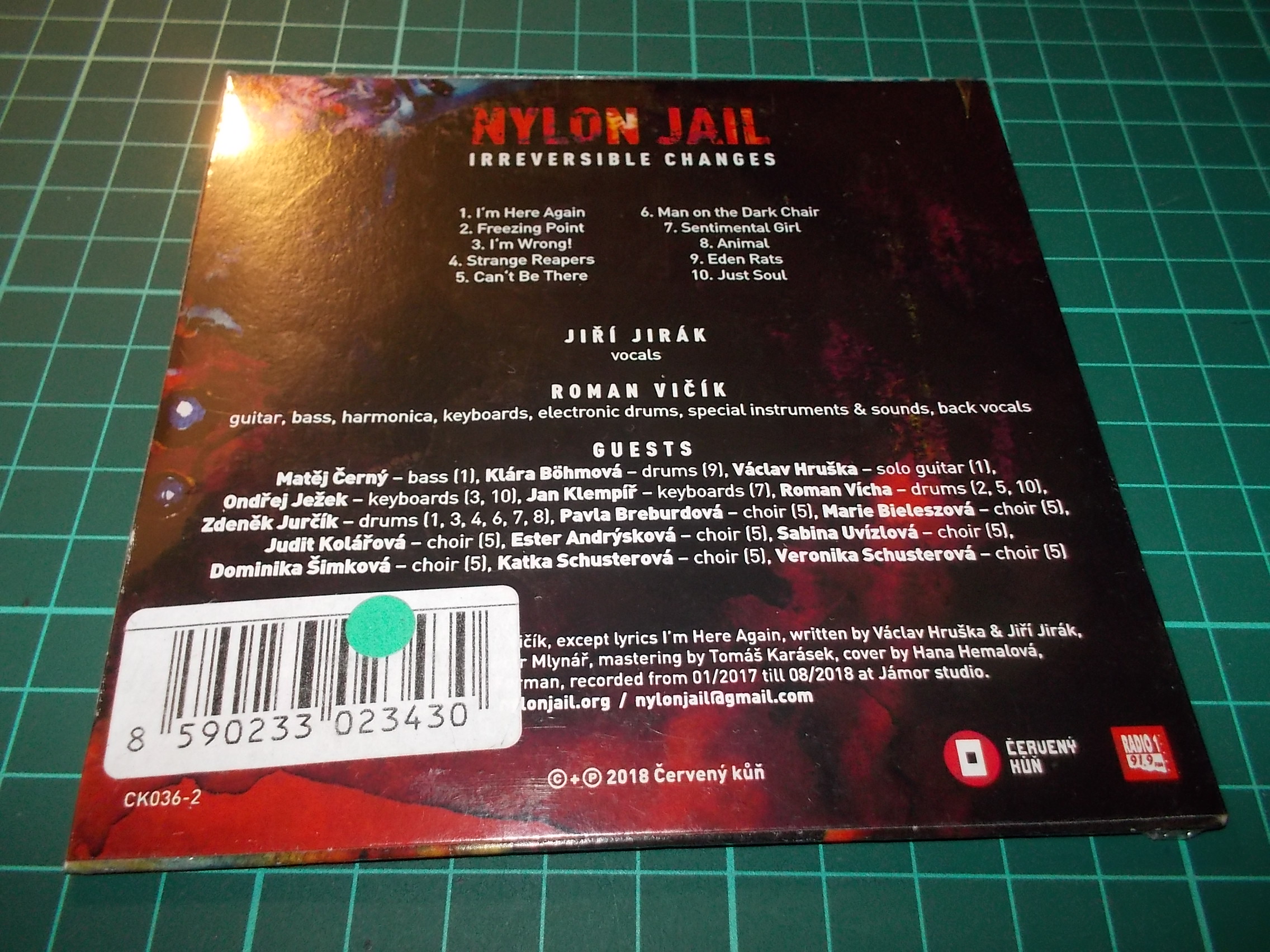 NYLON JAIL - IRREVERSIBLE CHANGES  (CD) Digipack