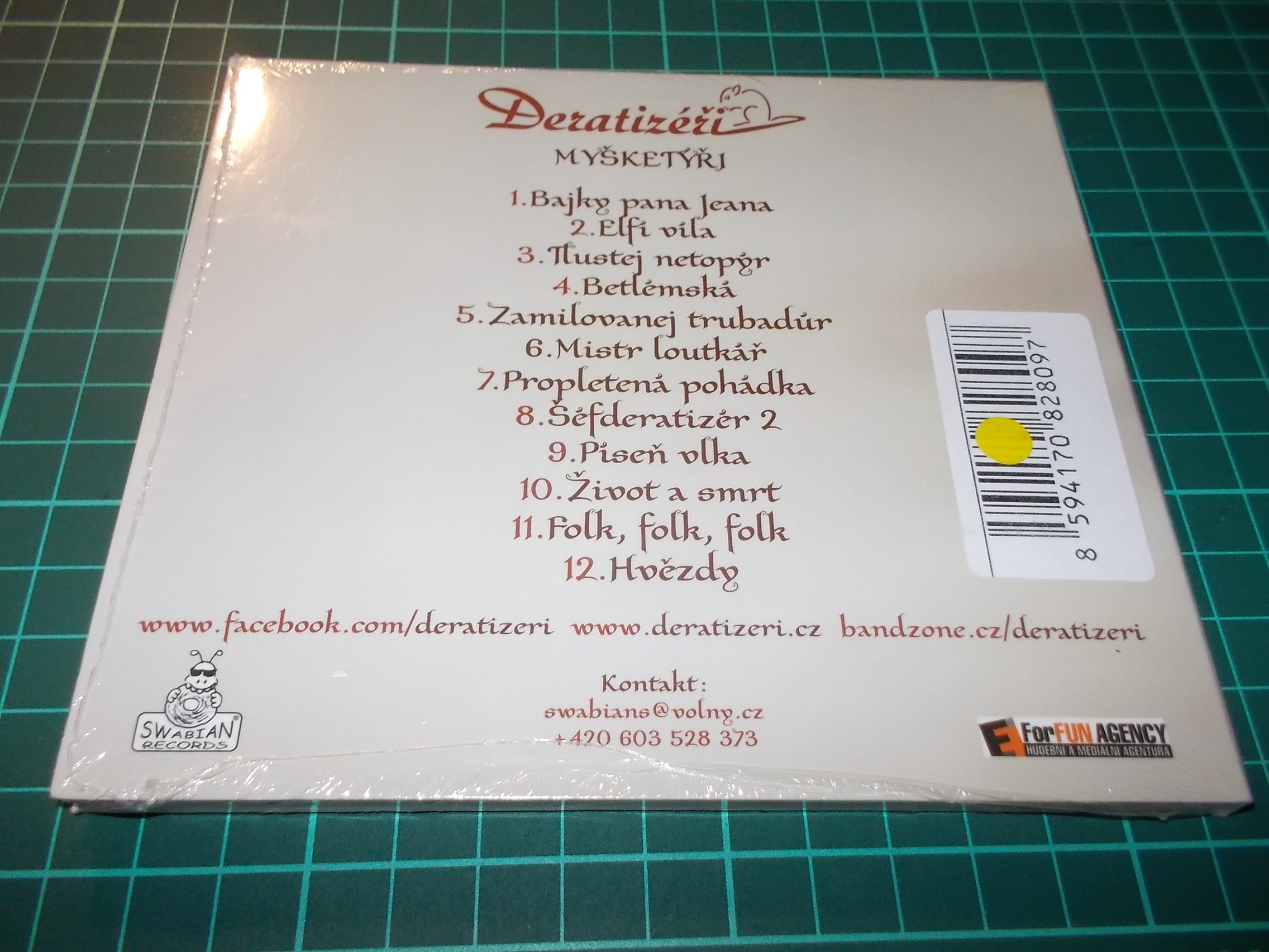 DERATIZÉŘI - MUŠKETÝR (CD) Digipack