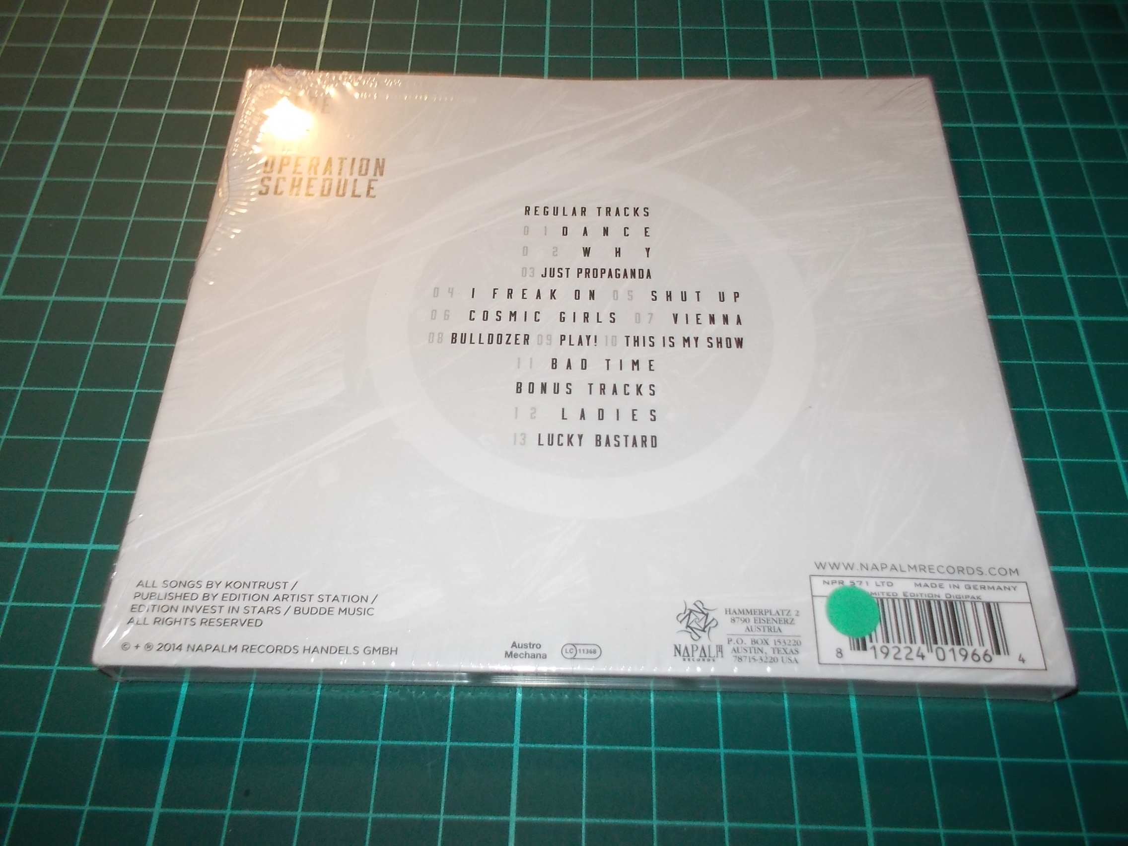 KONTRUST - EXPLOSITIVE (CD) Digipack