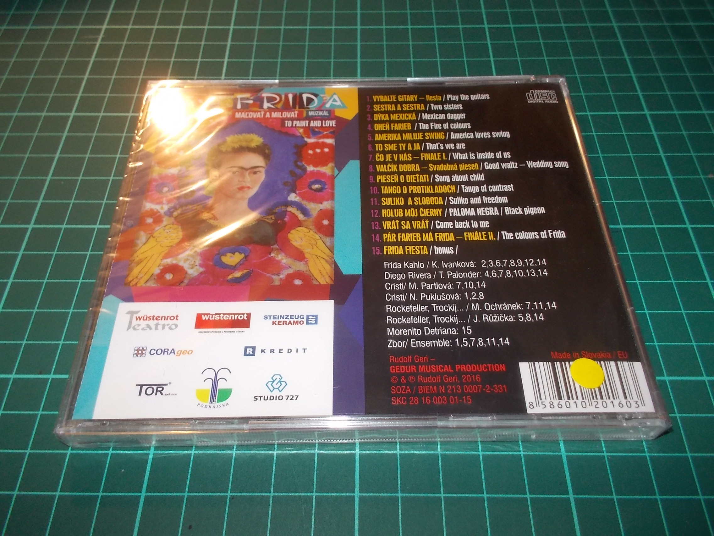 MUZIKÁL - FRIDA / MALOVAŤ A MILOVAŤ (CD)