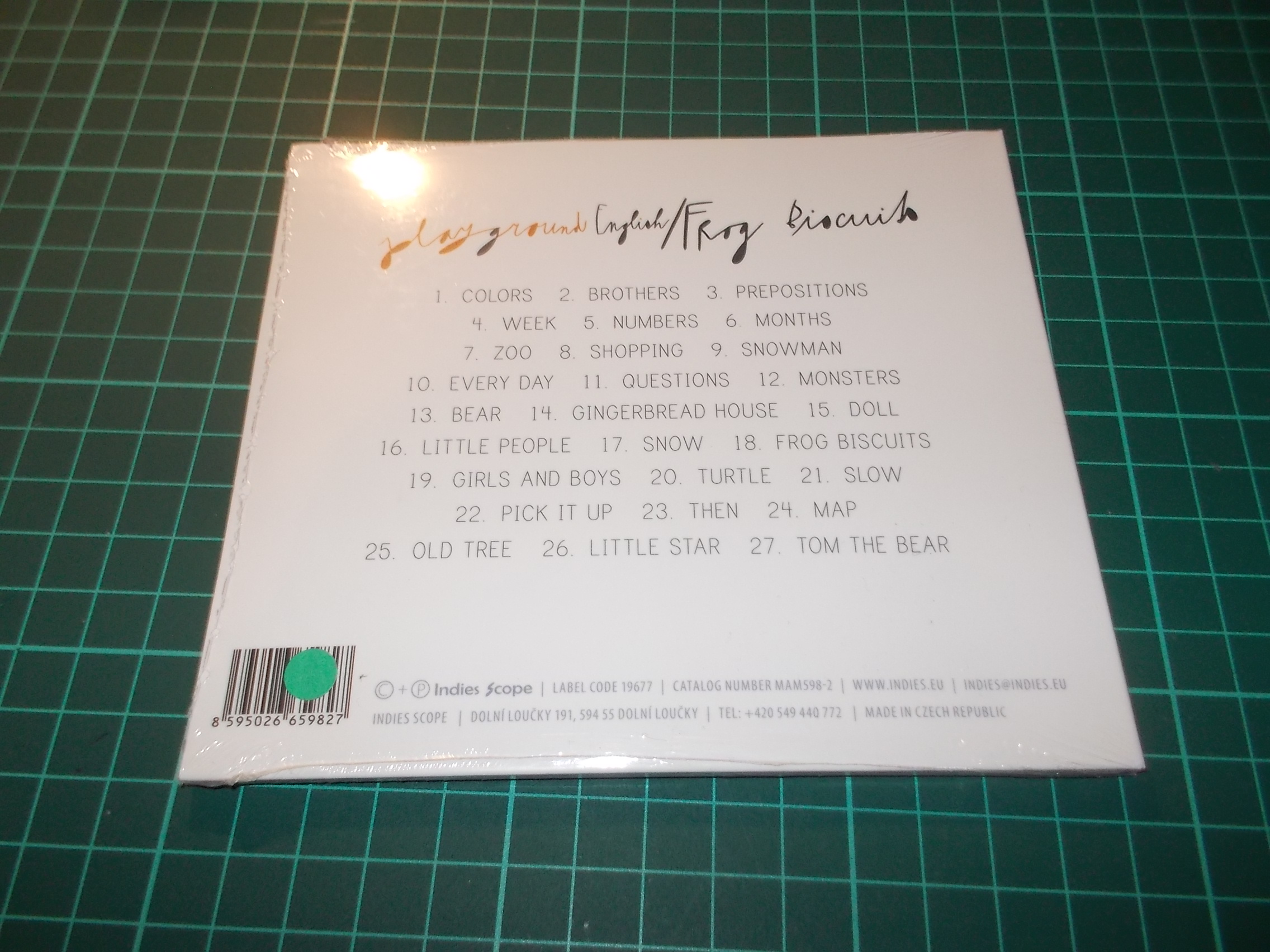 Playground English - Frog Biscuits (CD) Digipack