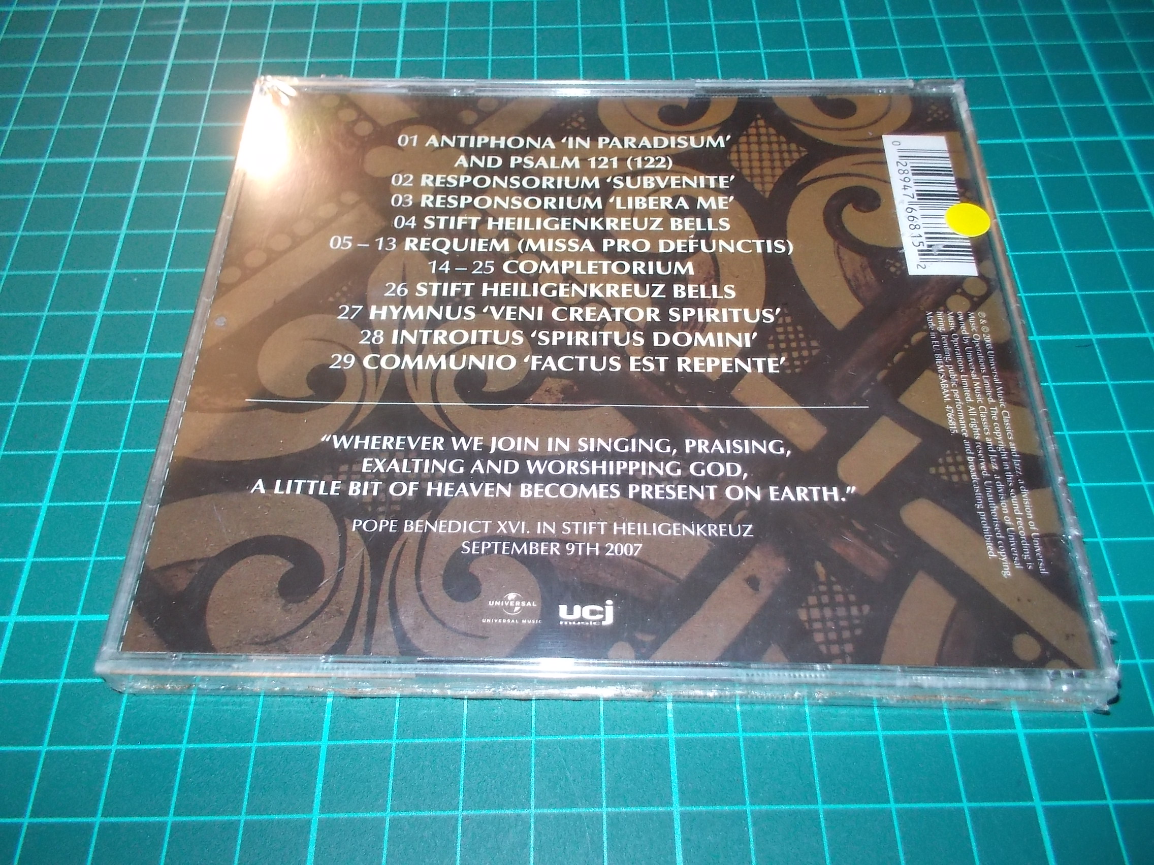 Chant - Music For Paradise (Regionální verze)(CD) 