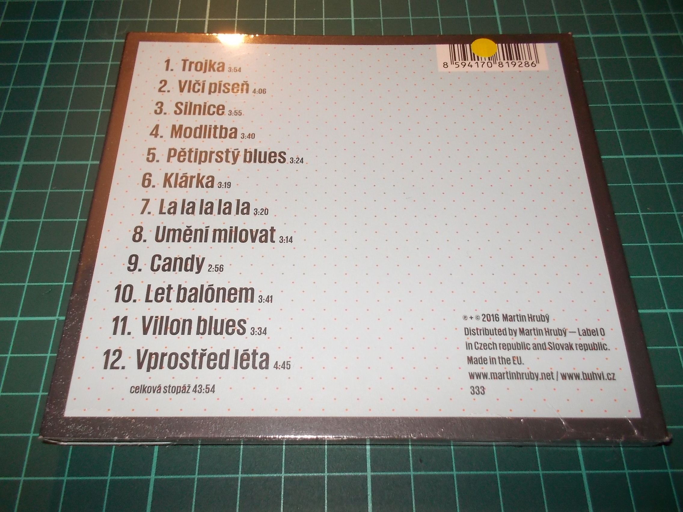MARTIN HRUBÝ - TROJKA (CD) Digipack