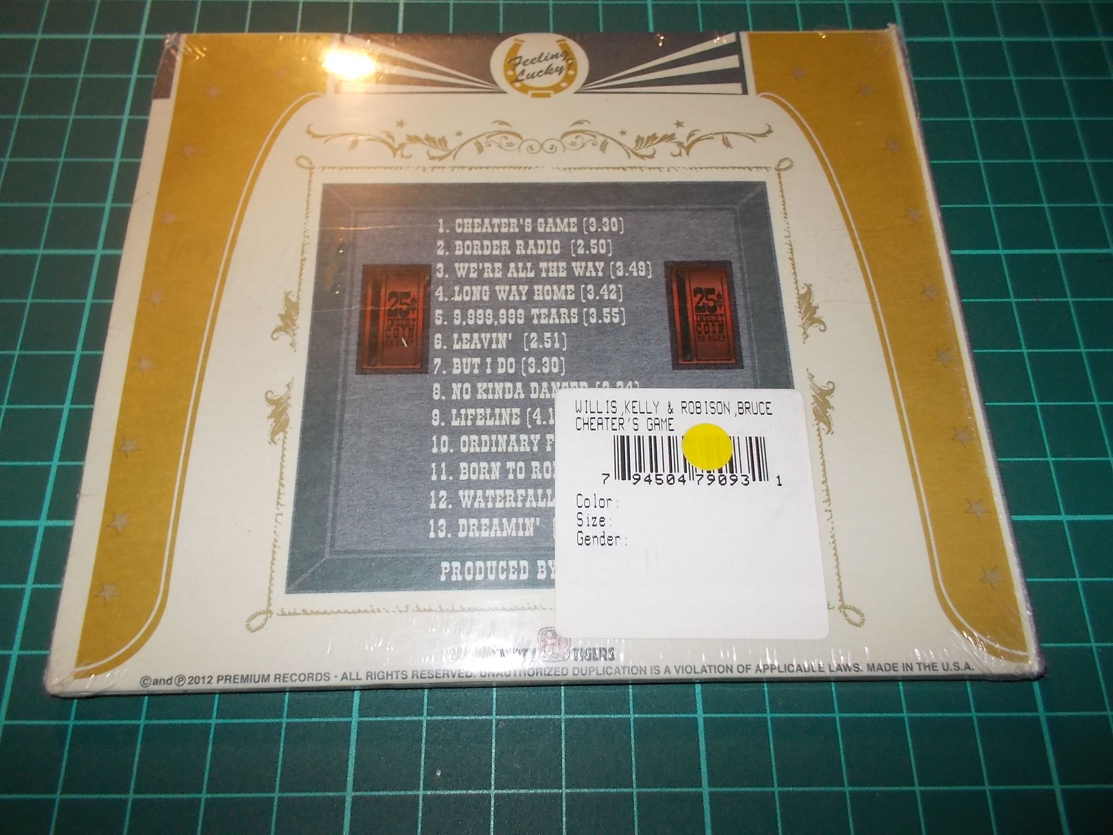 Bruce Robison & Kelly Willis - Cheater's Game (CD) Digipack