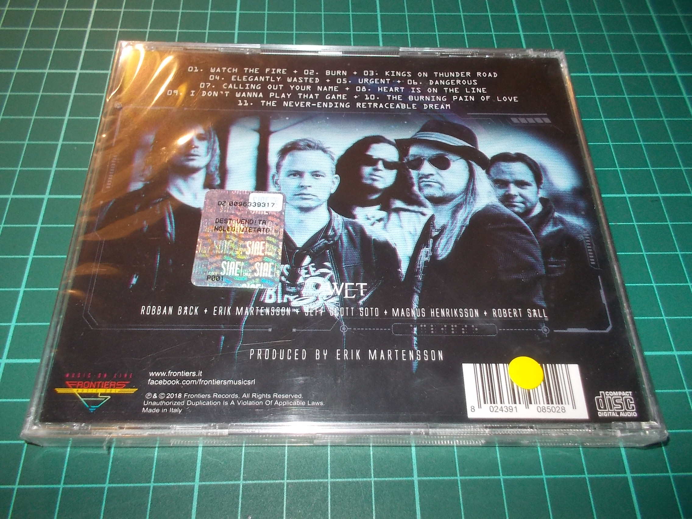 W.E.T. - EARTHRAGE (CD)