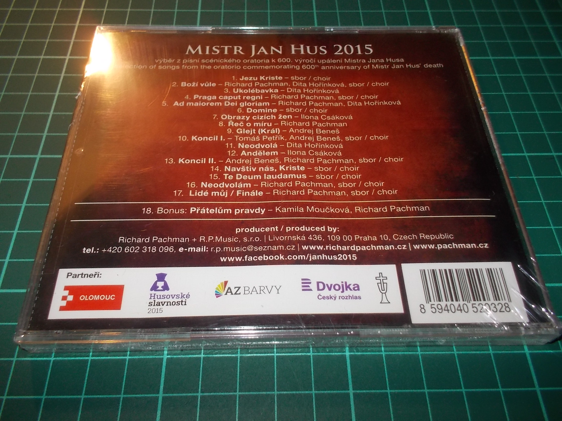 PACHMAN RICHARD - MISTR JAN HUS 2015 (CD)