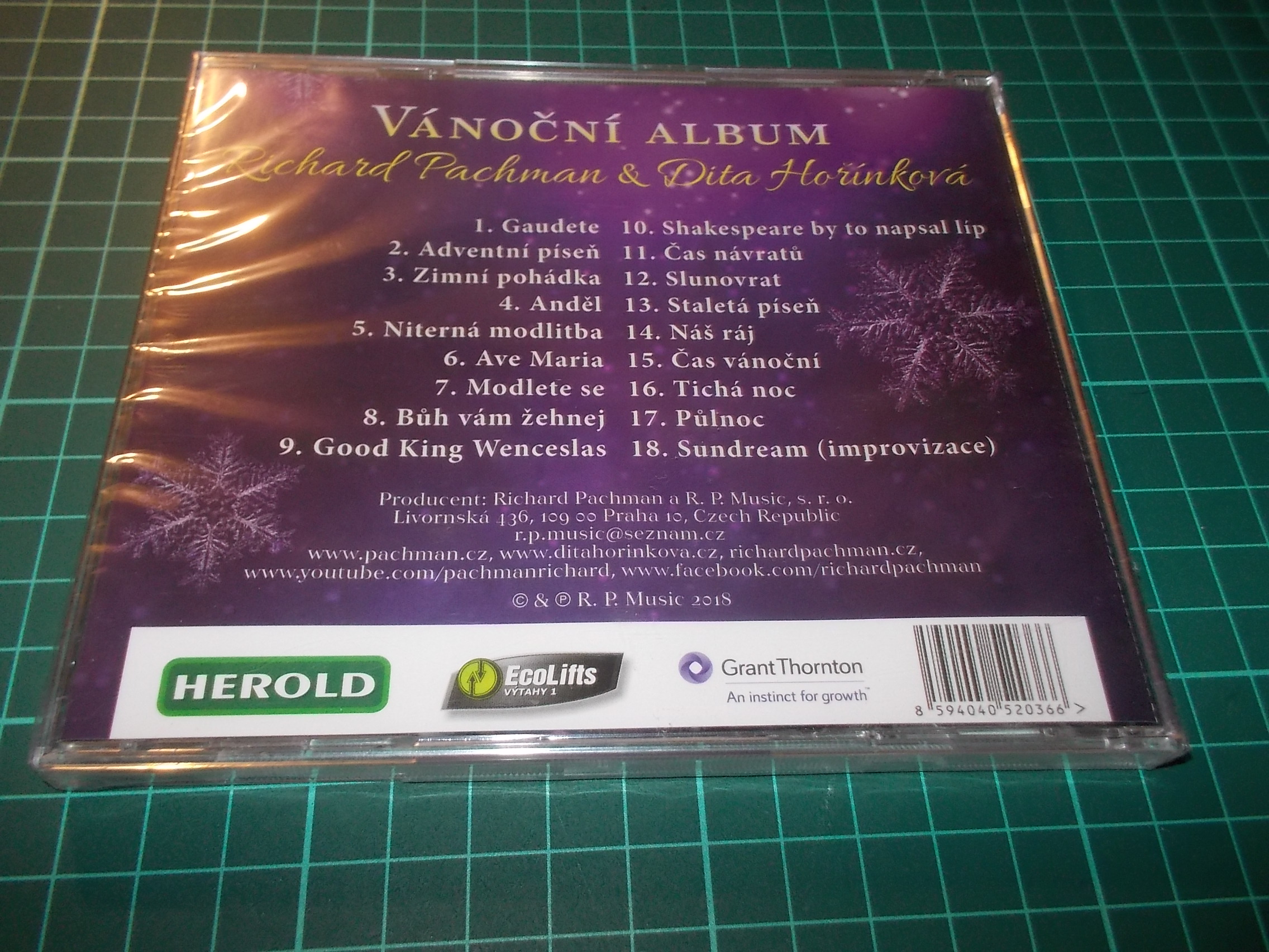 Vánoční album (Richard Pachman a Dita Hořínková) (CD)
