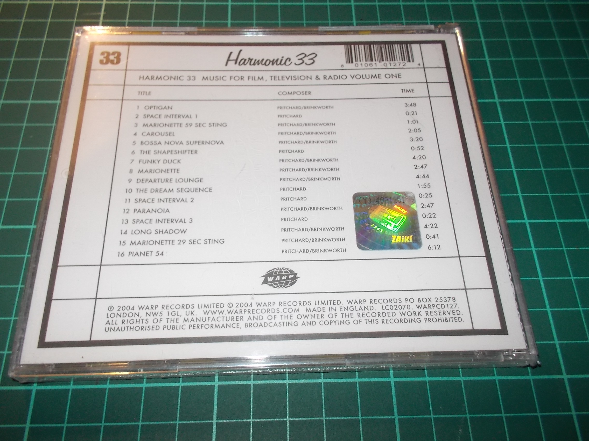 Music For Film - Television & Radio Volume One (CD)