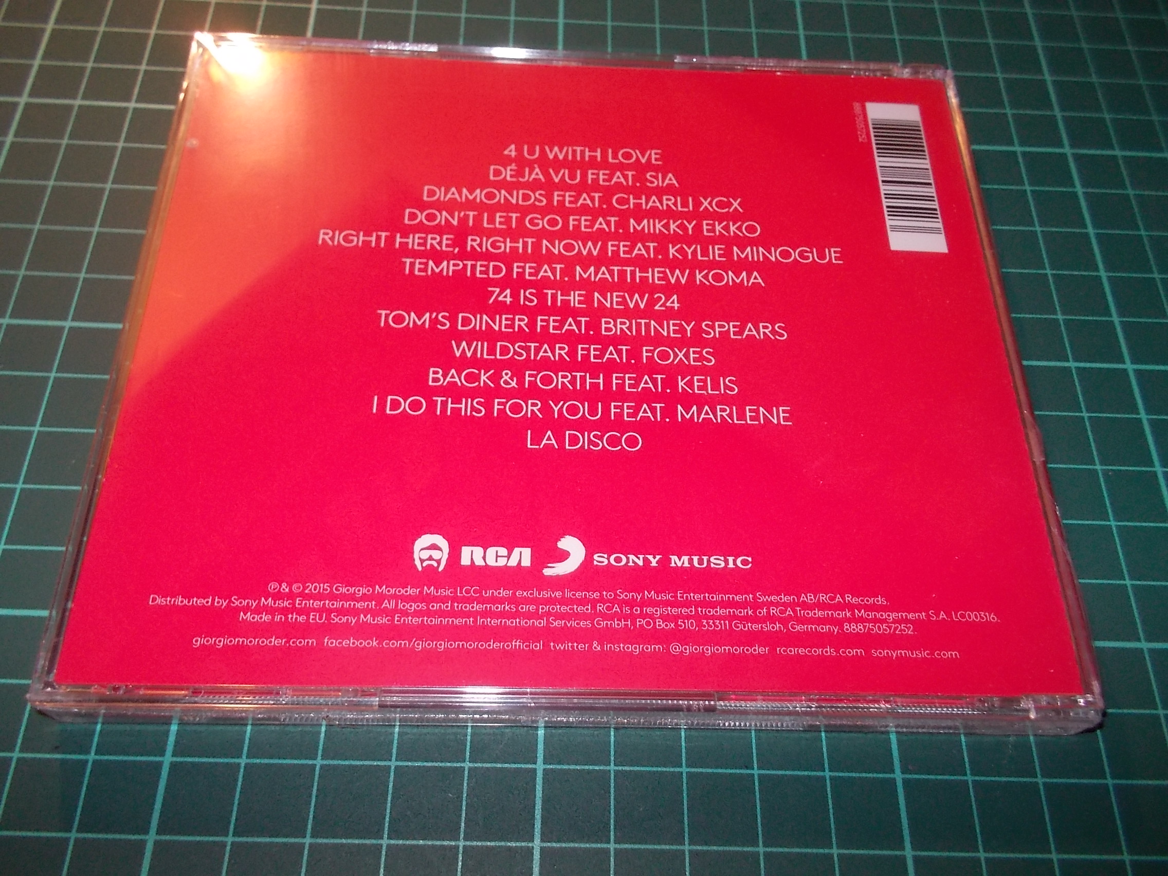GIORGIO MORODER - DEJA-VU (CD)