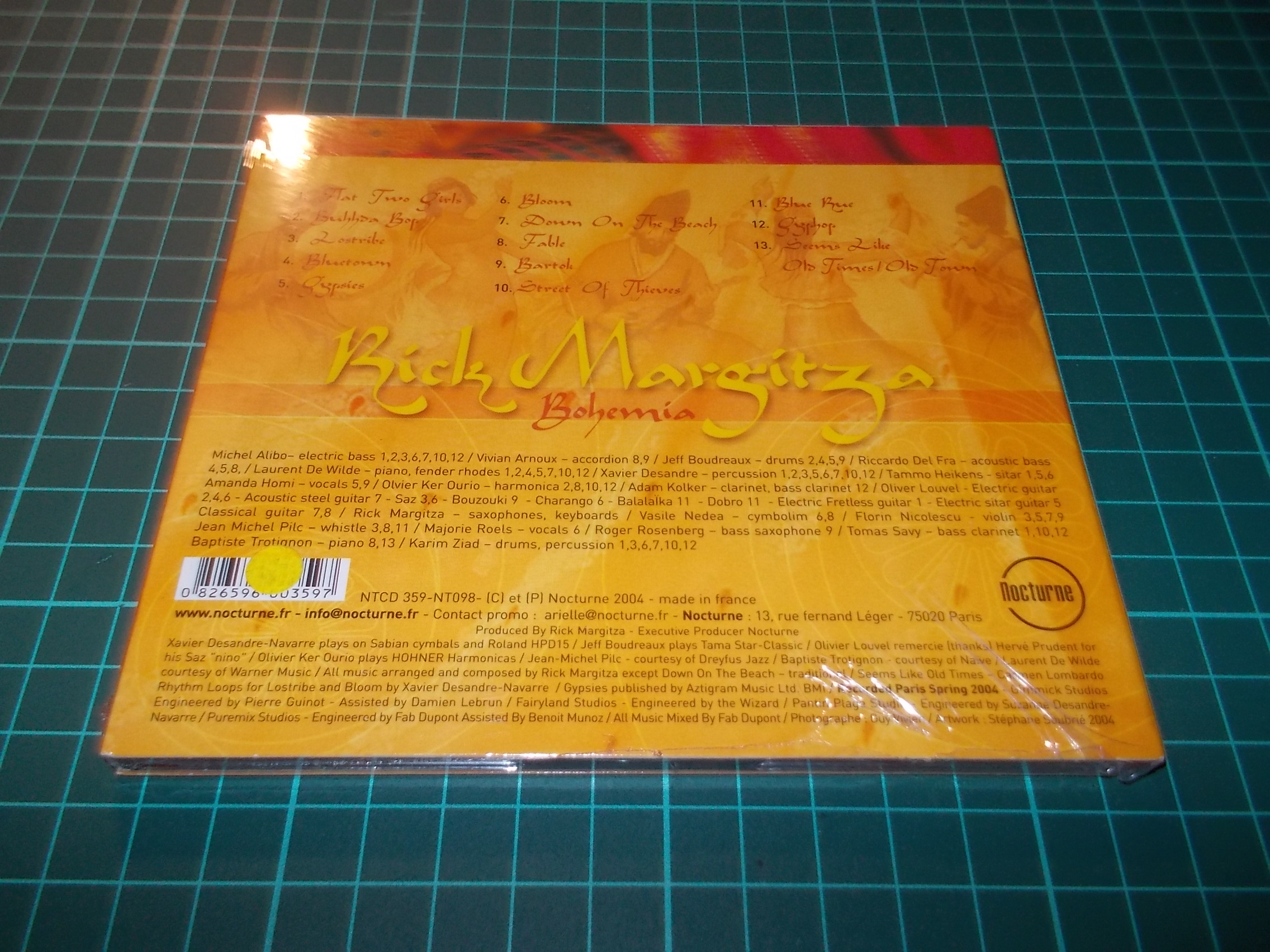 Rick Margitza - Bohemia (CD) Digipack
