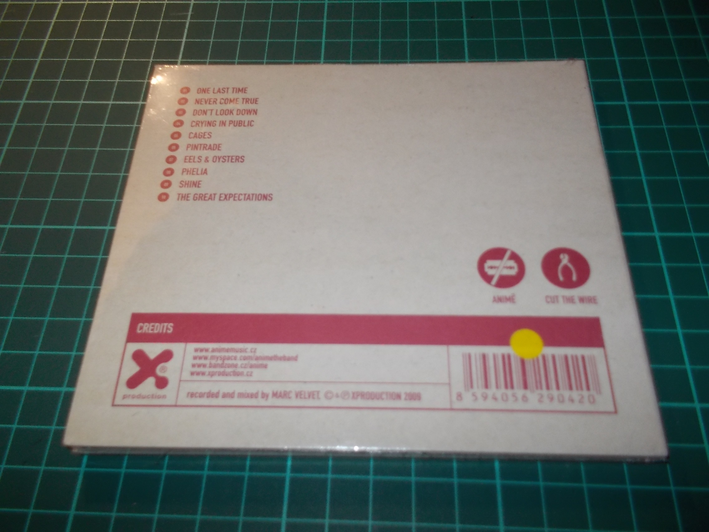 ANIMÉ - CUT THE WIRE (CD) Digipack