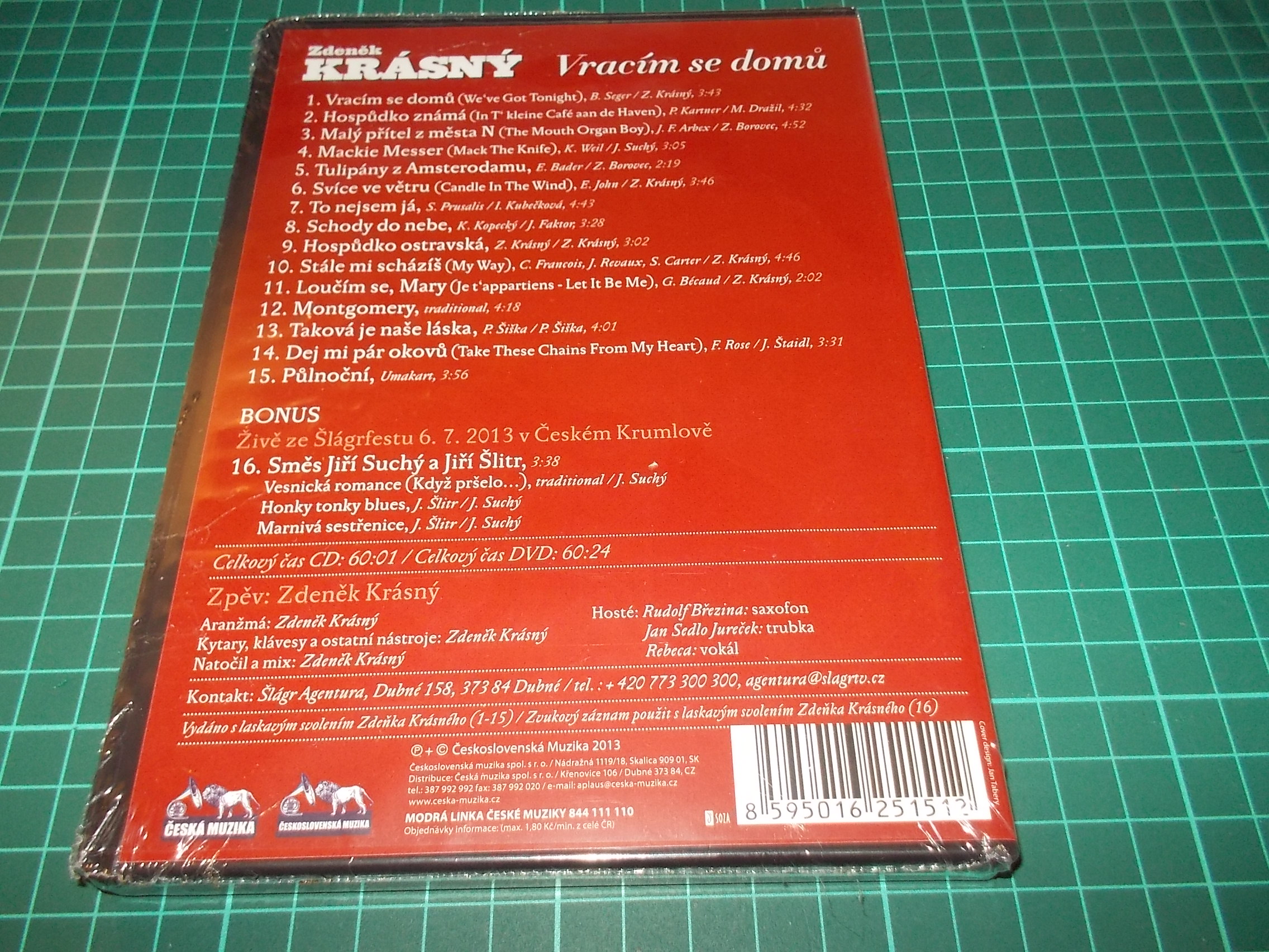 Zdeněk Krásný - Vracím se domů (CD/DVD)
