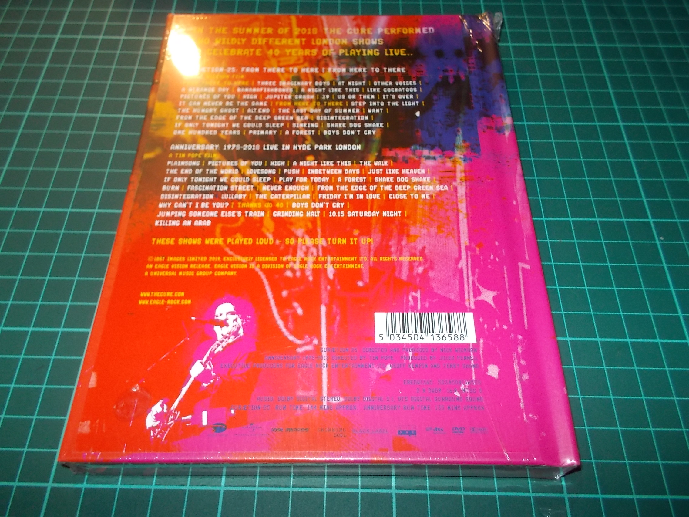 THE CURE  40 LIVE  - CURAETION - 25 + ANNIVERSARY (2DVD)