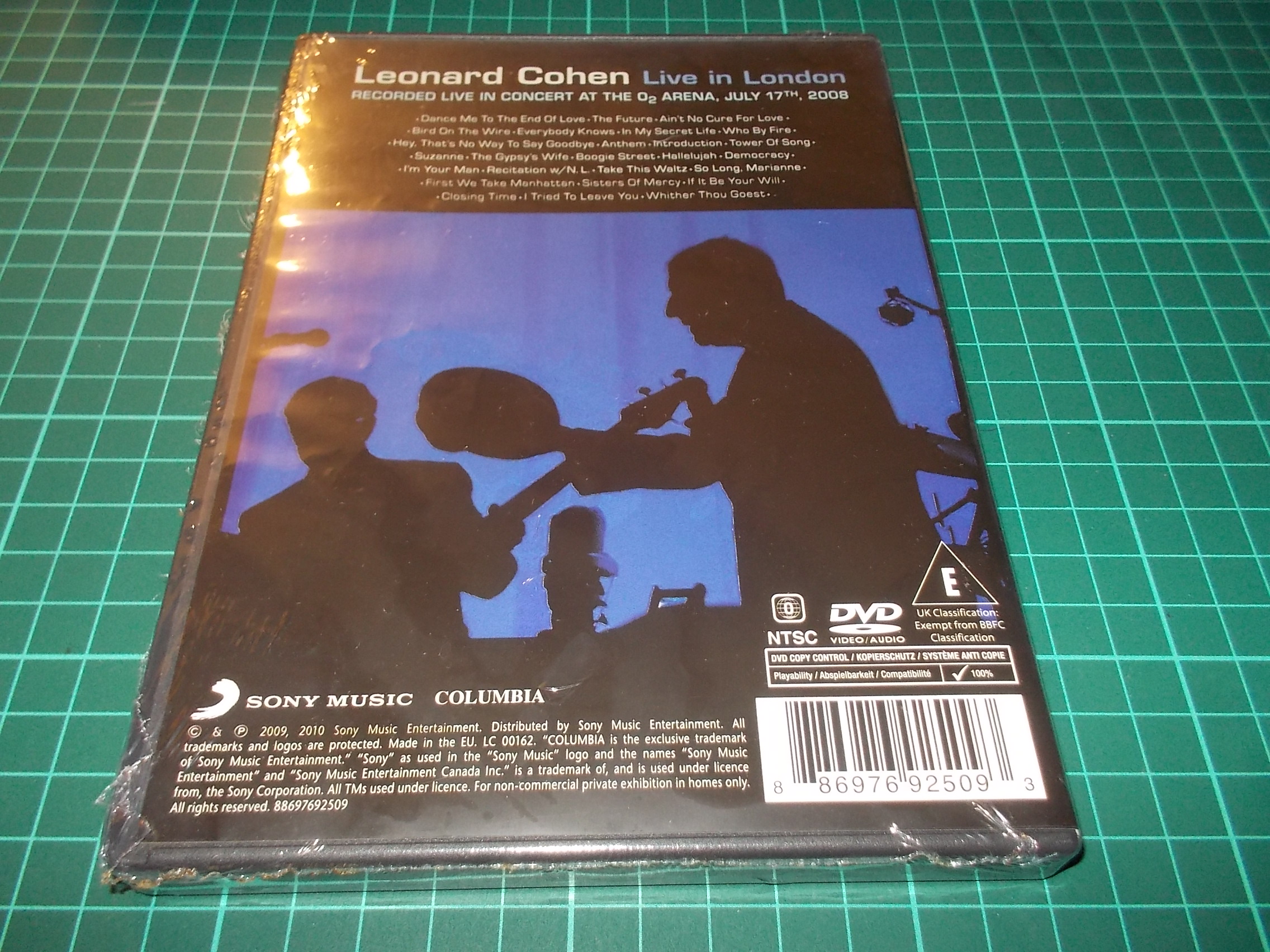 LEONARD COHEN - LIVE IN LONDON (DVD)