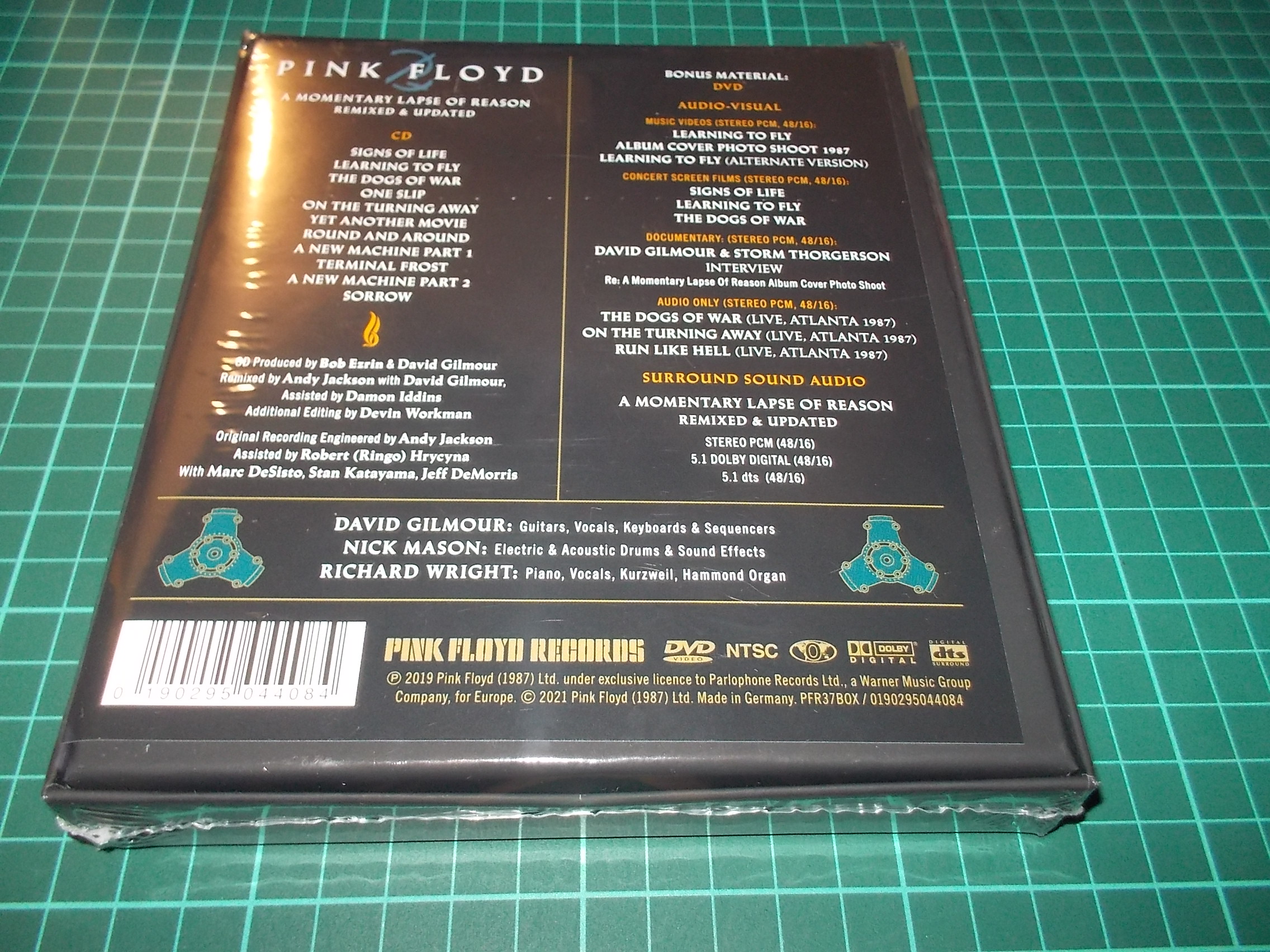 PINK FLOYD - MOMENTARY LAPSE OF REASON - 2019 REMIX (CD/DVD) DELUXE EDITION