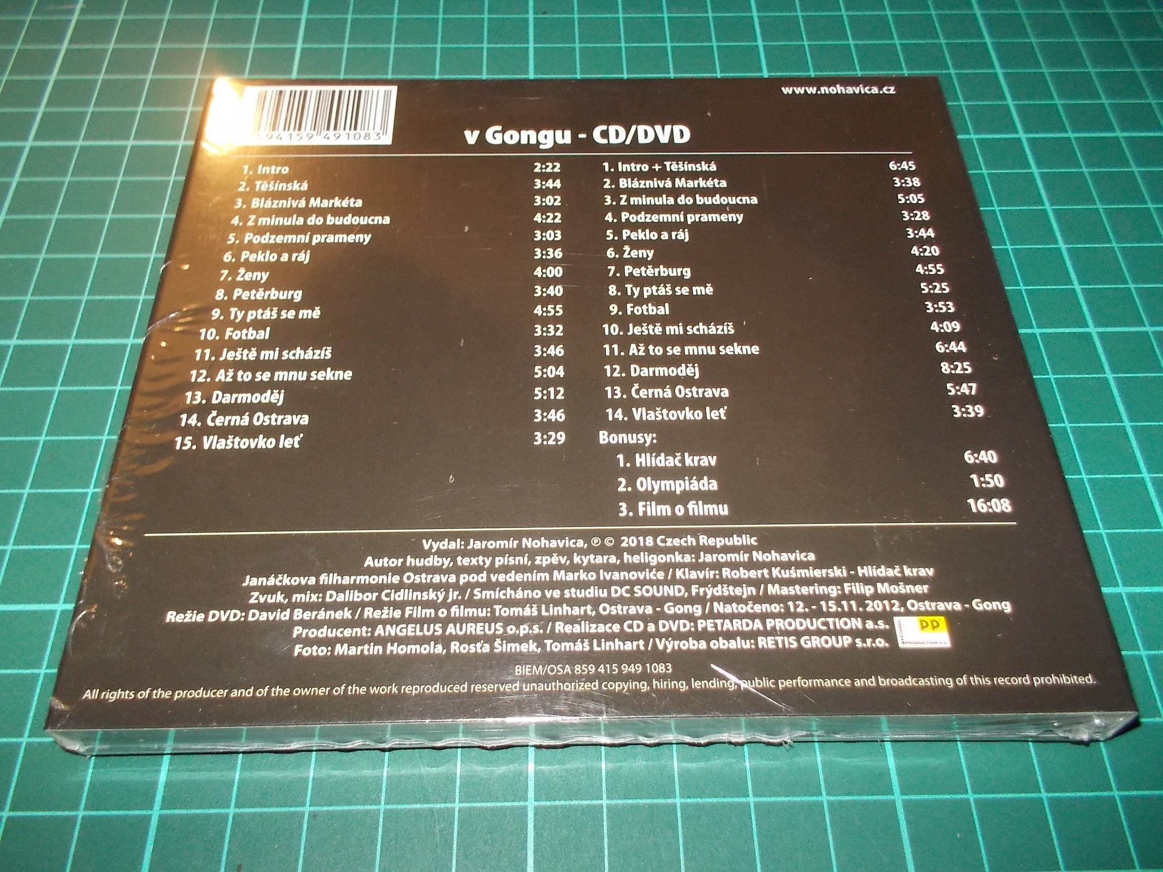 JAROMÍR  NOHAVICA - JAREK NOHAVICA V GONGU (CD/DVD) Digipack