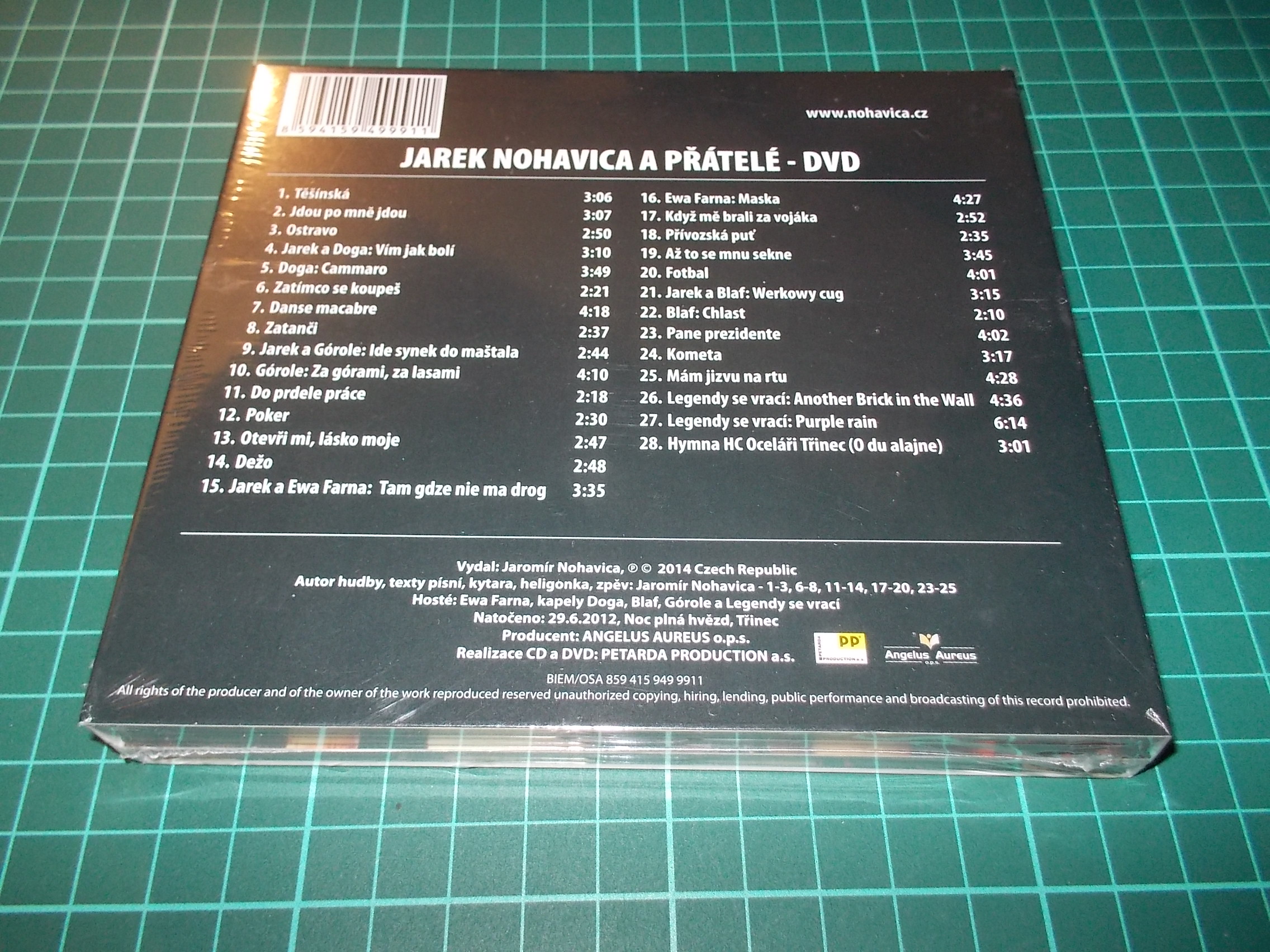 JAROMÍR  NOHAVICA - JAREK NOHAVICA A PŘÁTELÉ (2CD/DVD) Digipack