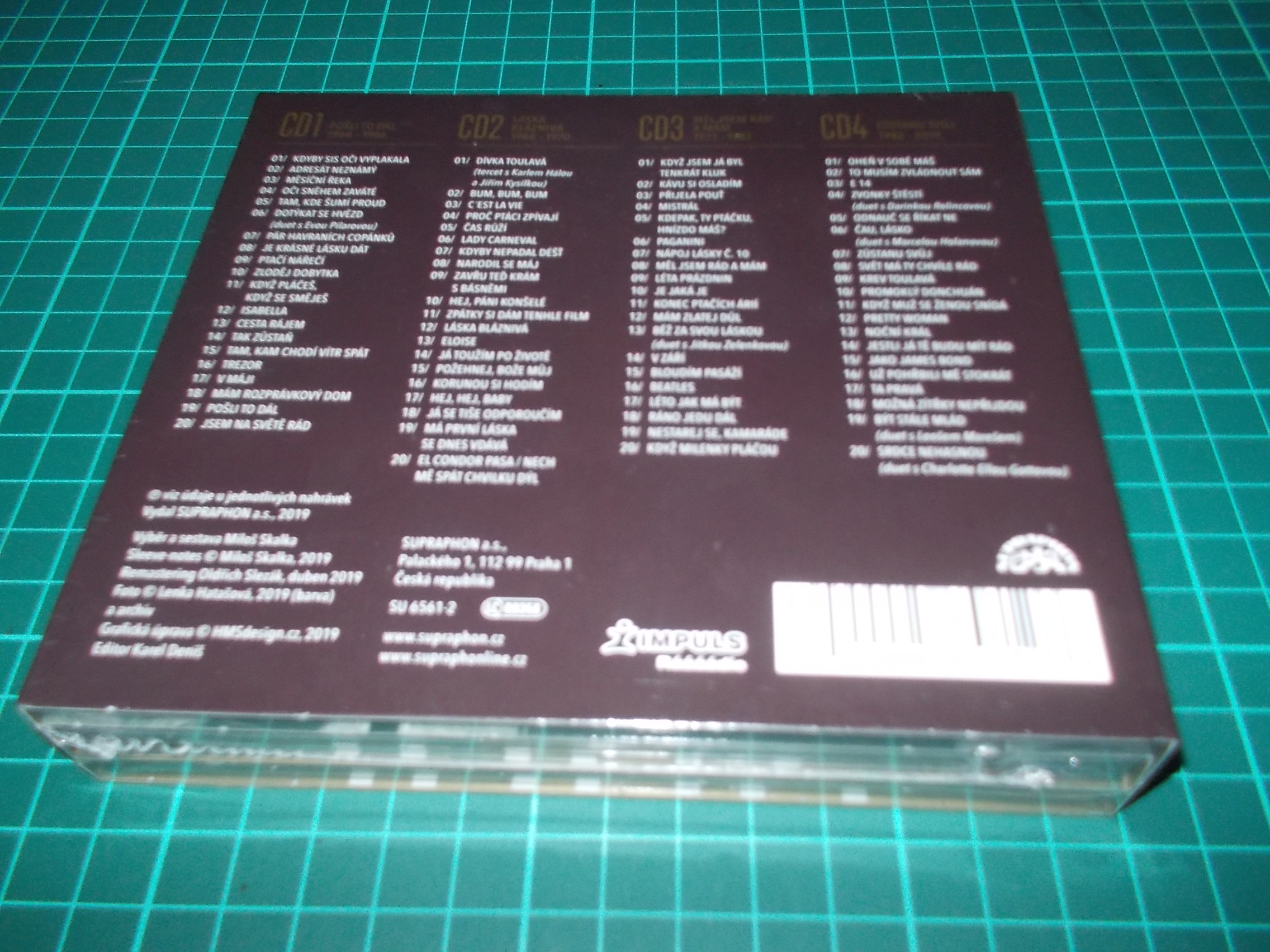 KAREL GOTT - 80 / 80 NEJVĚTŠÍ HITY 1964-2019 (4CD) Digipack