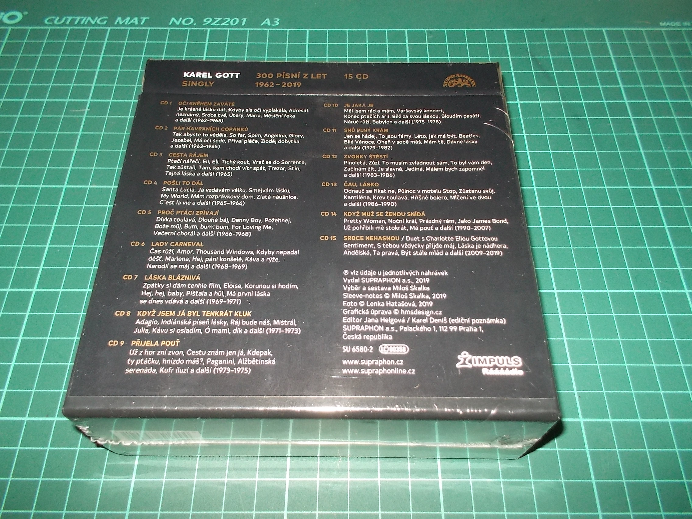 KAREL GOTT  - SINGLY / 300 PÍSNÍ Z LET 1962-2019  (15CDBOX)