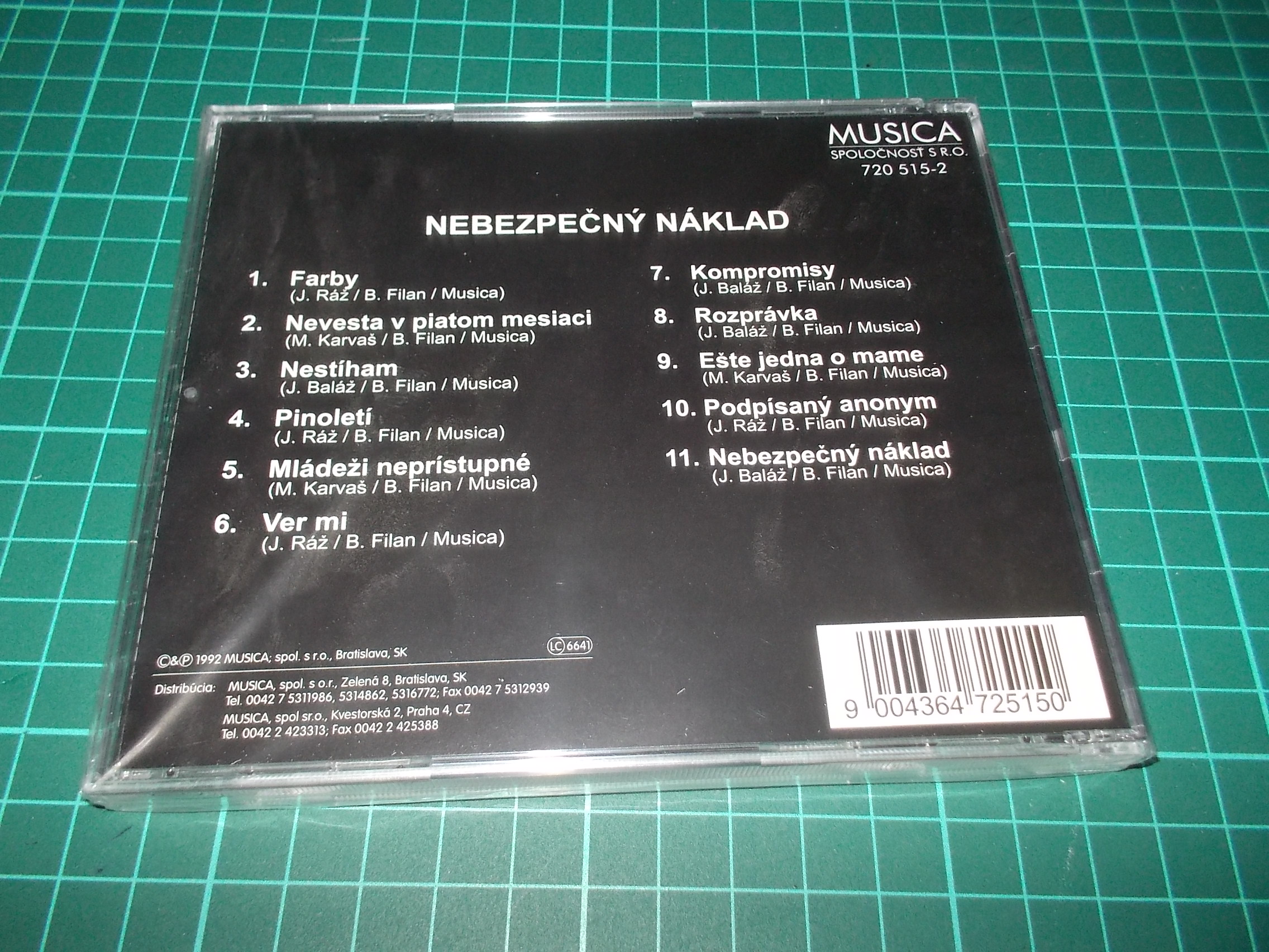ELÁN - NEBEZPEČNÝ NÁKLAD (CD)