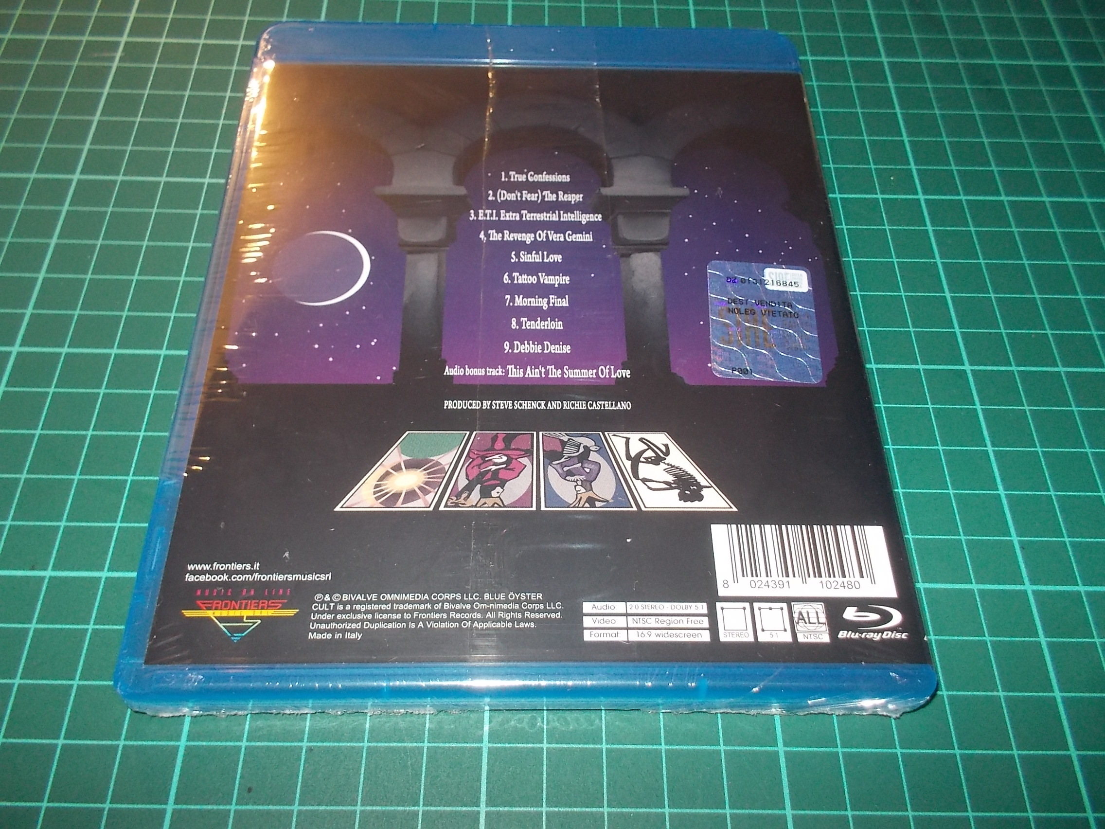 BLUE OYSTER CULT - AGENTS OF FORTUNE - LIVE 2016 (Blu-ray)