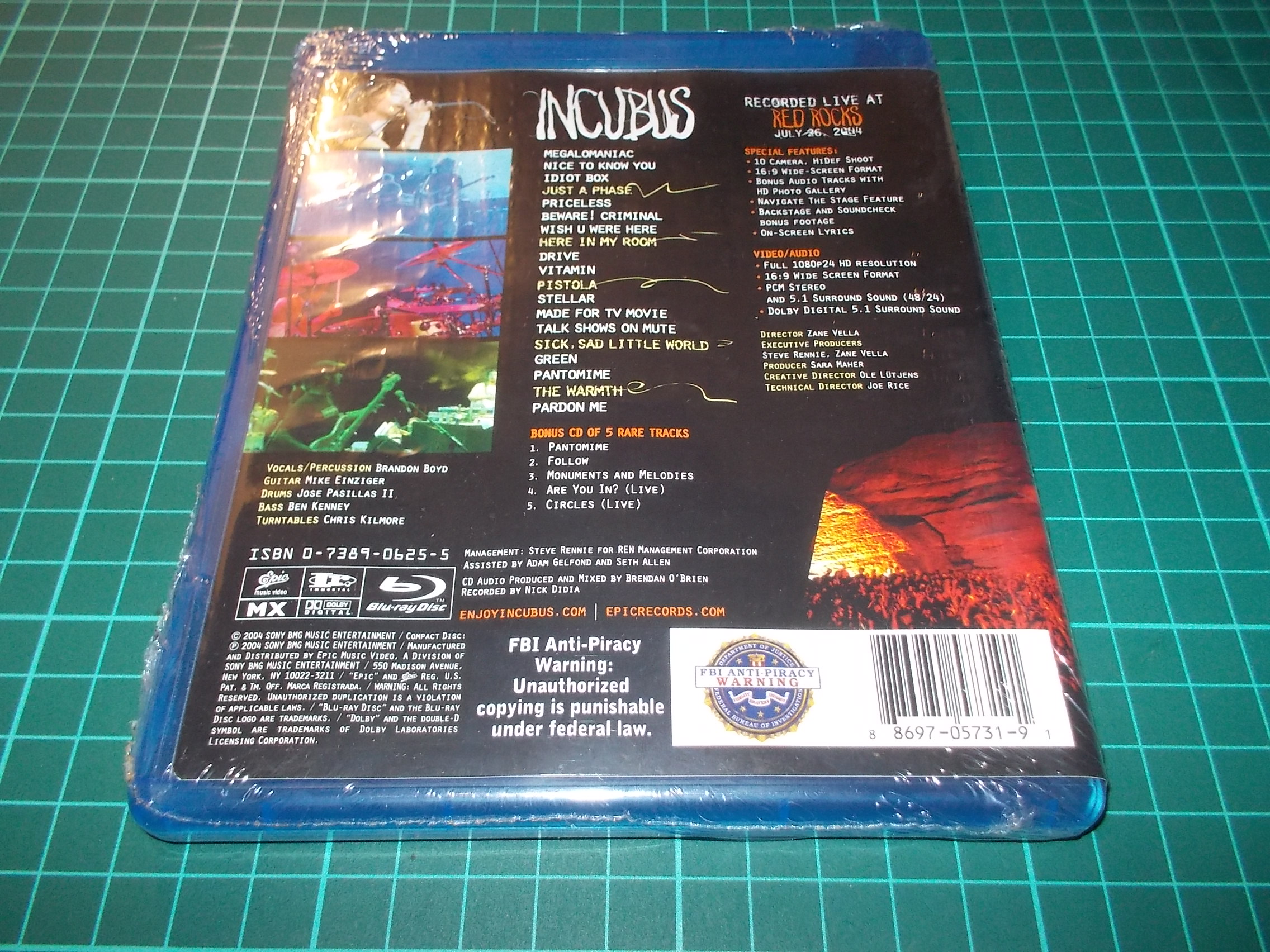 Incubus - Alive at Red Rocks (Blu-ray)