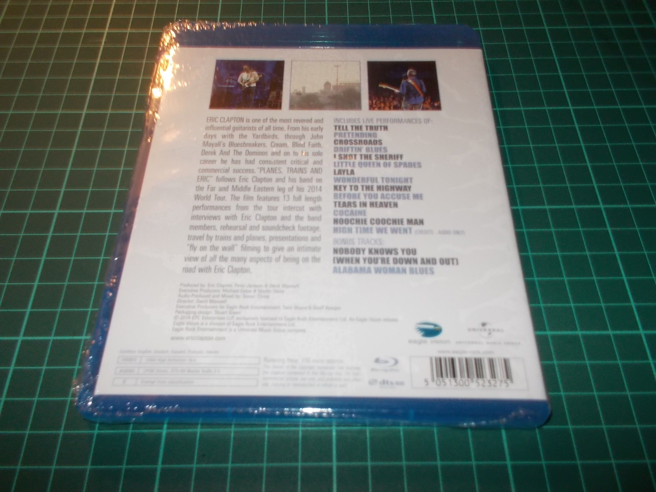 ERIC CLAPTON - PLANES,TRAINS & ERIC (Blu-ray)