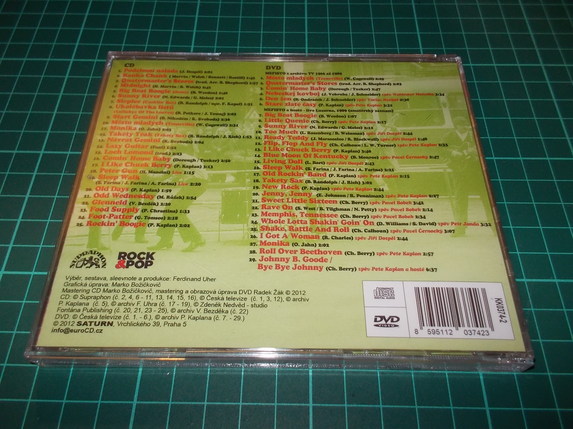 MEFISTO - 25 NEJLEPŠÍCH INSTRUMENTÁLEK (CD/DVD)