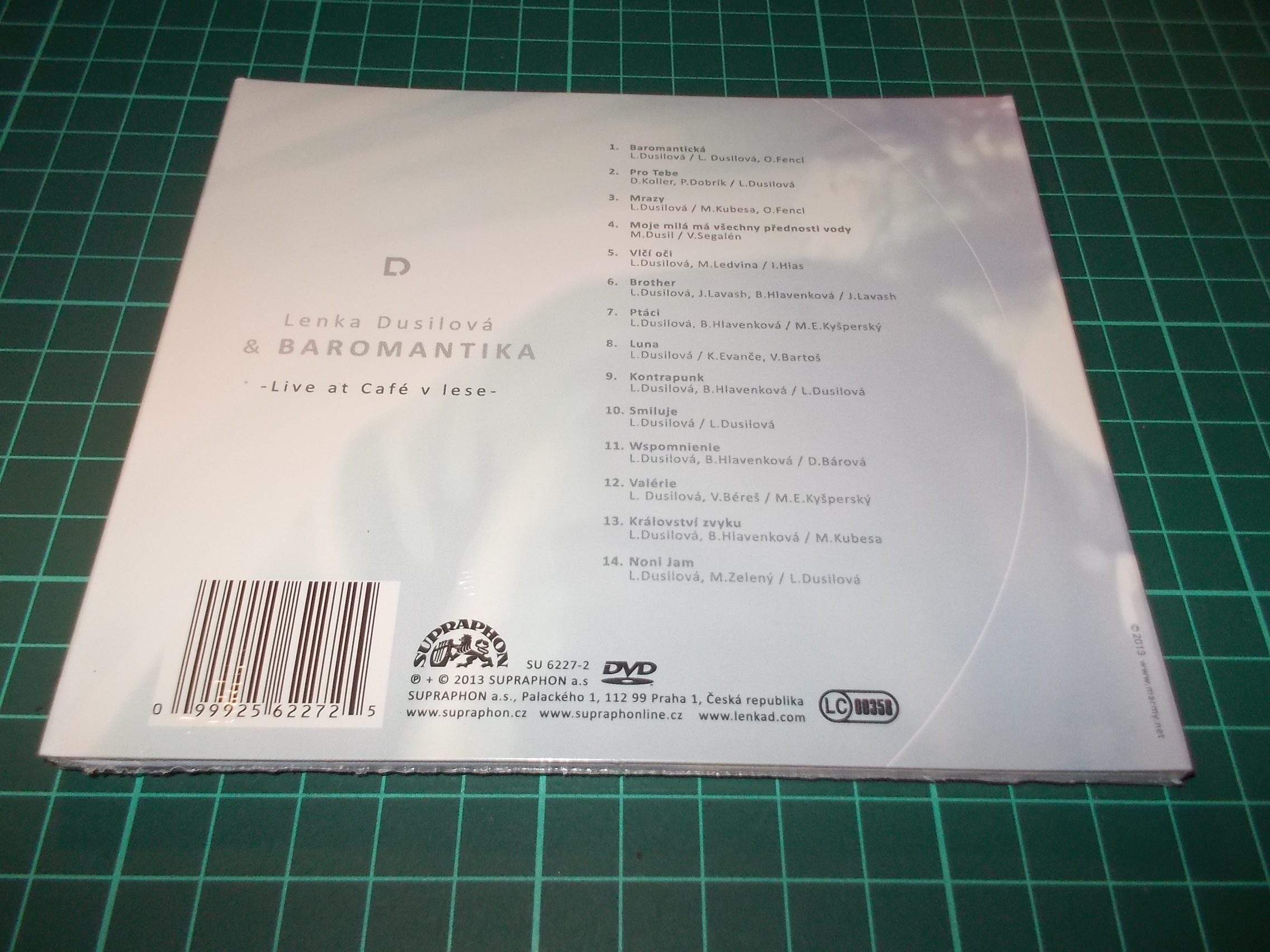 Lenka Dusilová - BAROMANTIKA LIVE (CD/DVD) Digipack