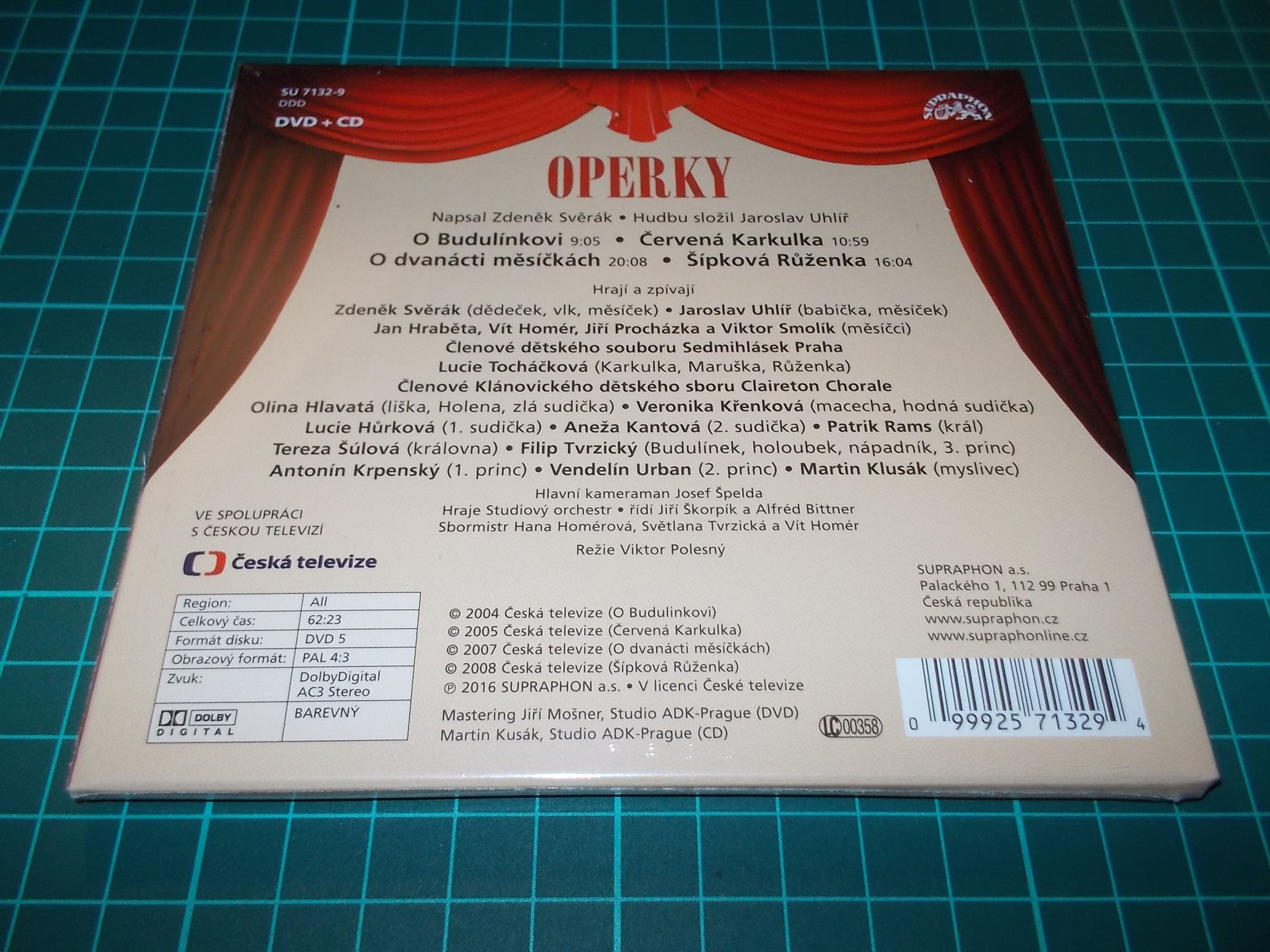 ZDENĚK SVĚRÁK - JAROSLAV UHLÍŘ - OPERKY (CD/DVD) Digipack