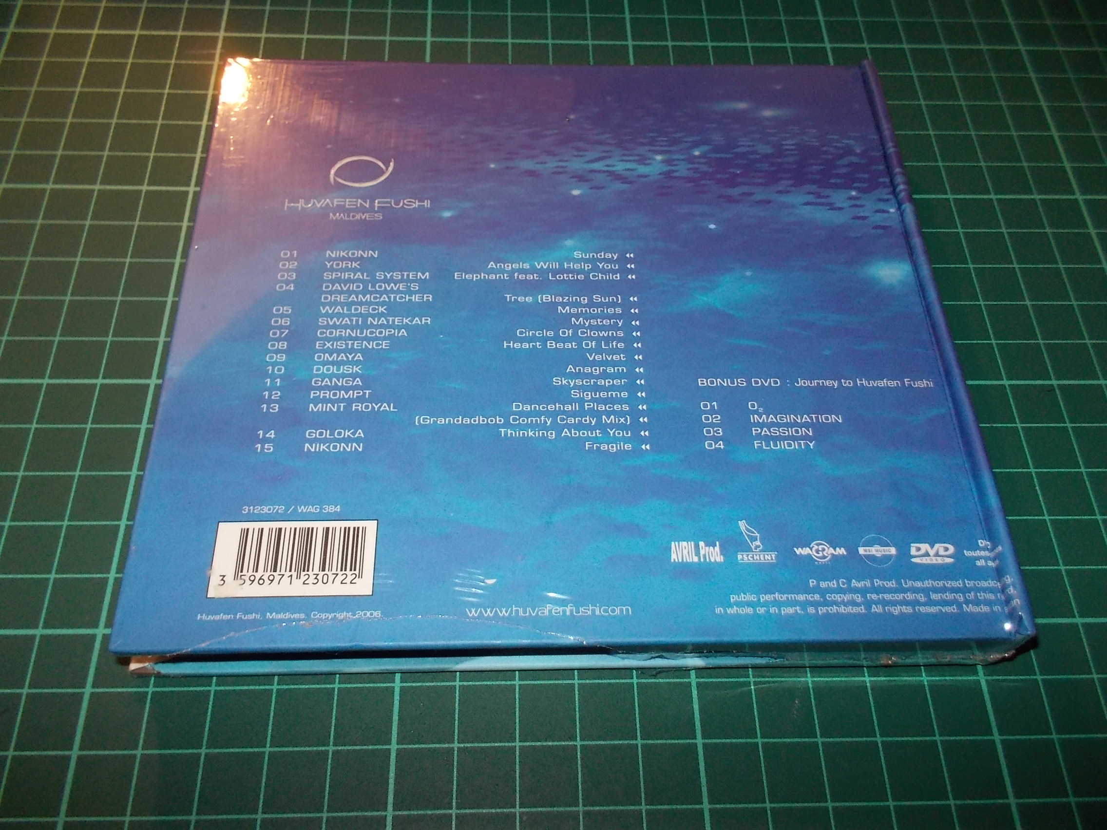 Huvafen Fushi Maldives - By Ravin (CD/DVD) Digipack