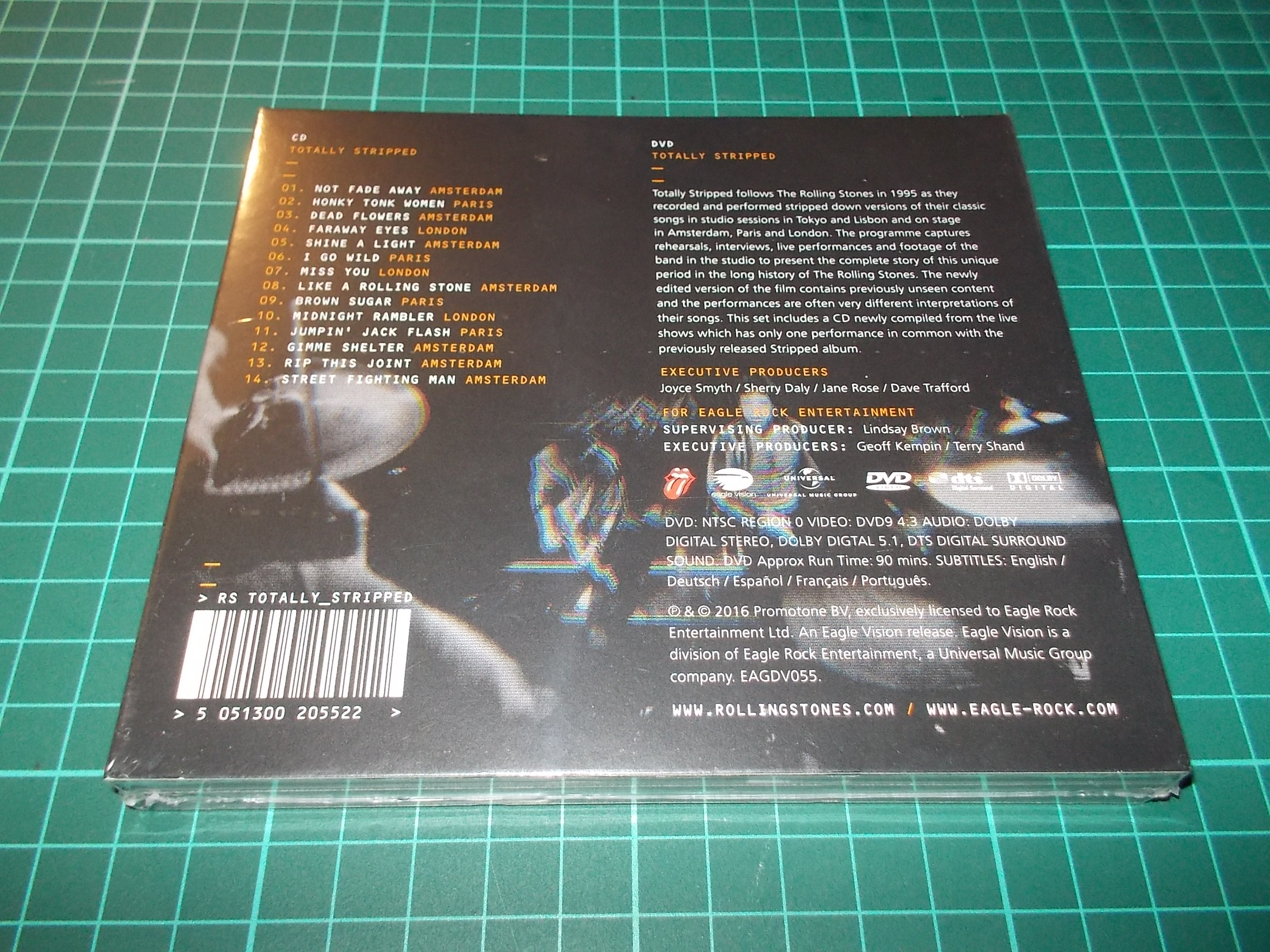 THE ROLLING STONES - TOTALLY STRIPPED (CD/DVD) Digipack