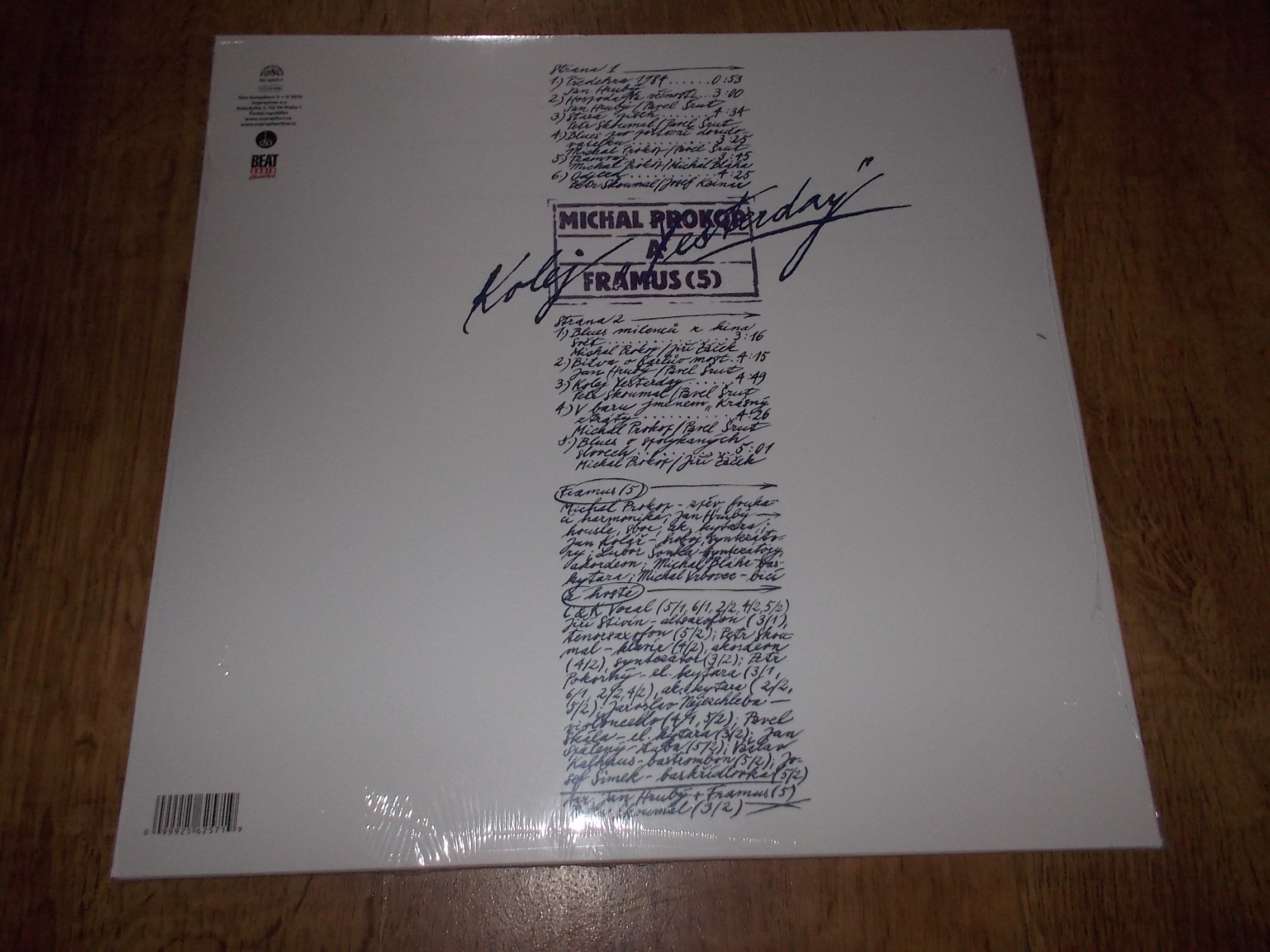 MICHAL PROKOP & FRAMUS FIVE - KOLEJ YESTERDAY (Vinyl-LP/DVD)