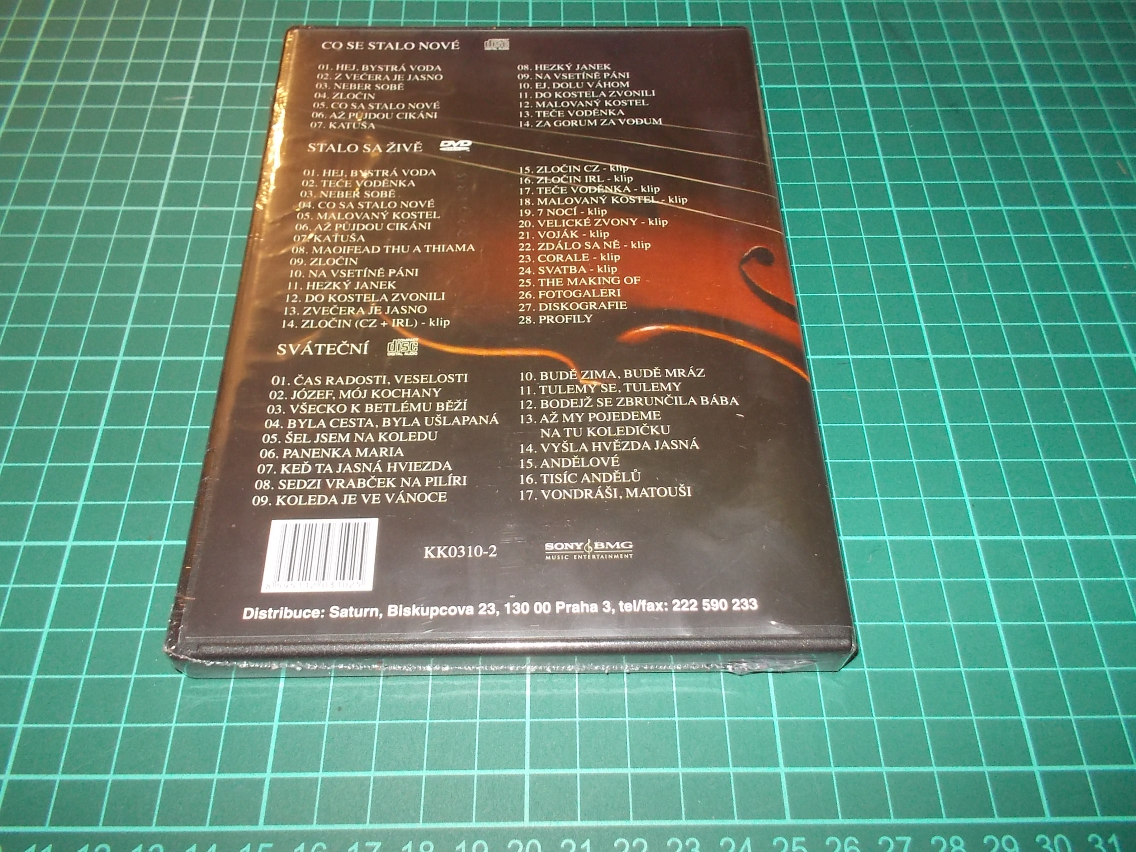 ČECHOMOR - STALO SA ŽIVĚ - COSA STALO NOVÉ - SVÁTEČNÍ... (2CD/DVD)