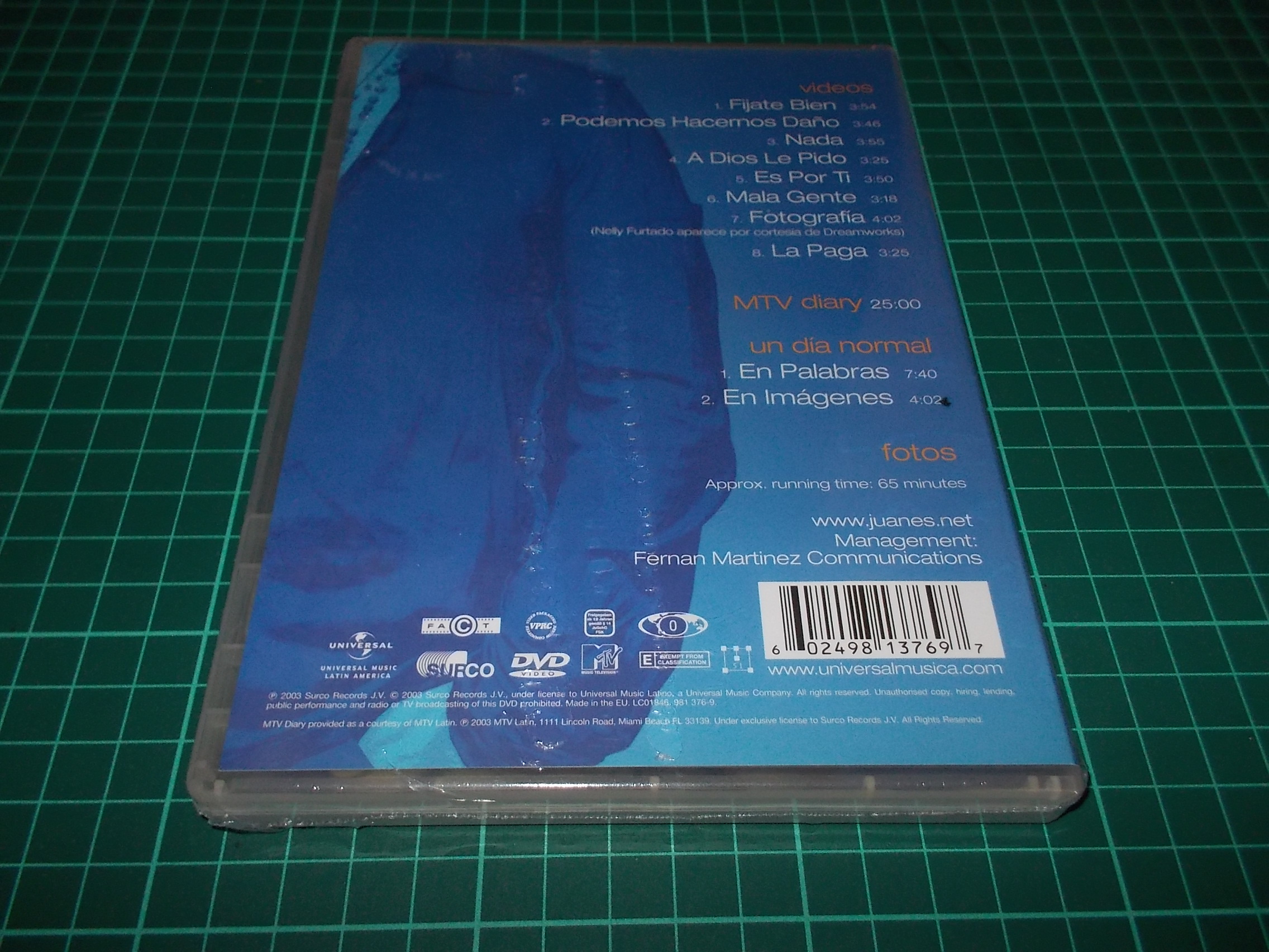Juanes - El Diario De Juanes (DVD)