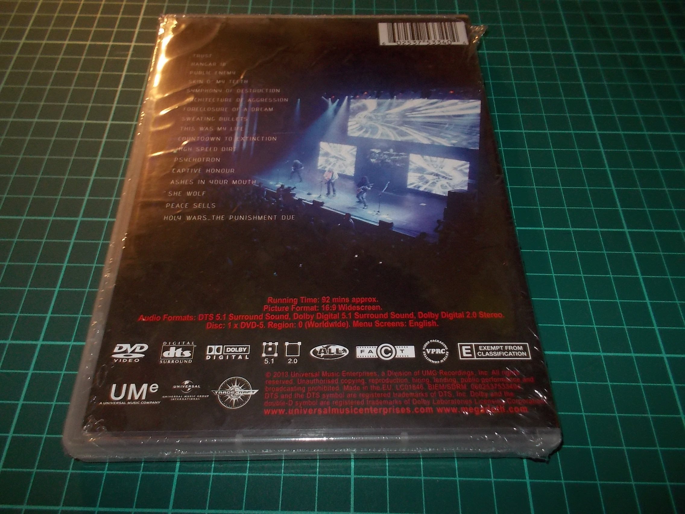 MEGADETH - COUNTDOWN TO EXTINCTION LIVE (DVD)