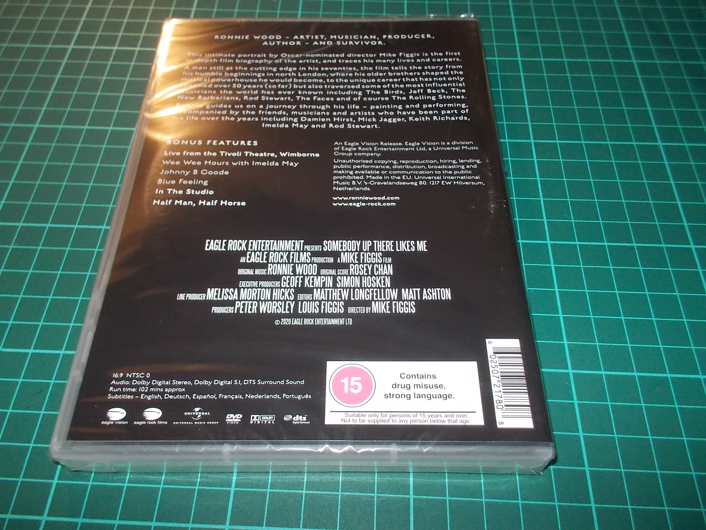 RONNIE WOOD - SOMEBODY UP THERE LIKES ME (DVD)