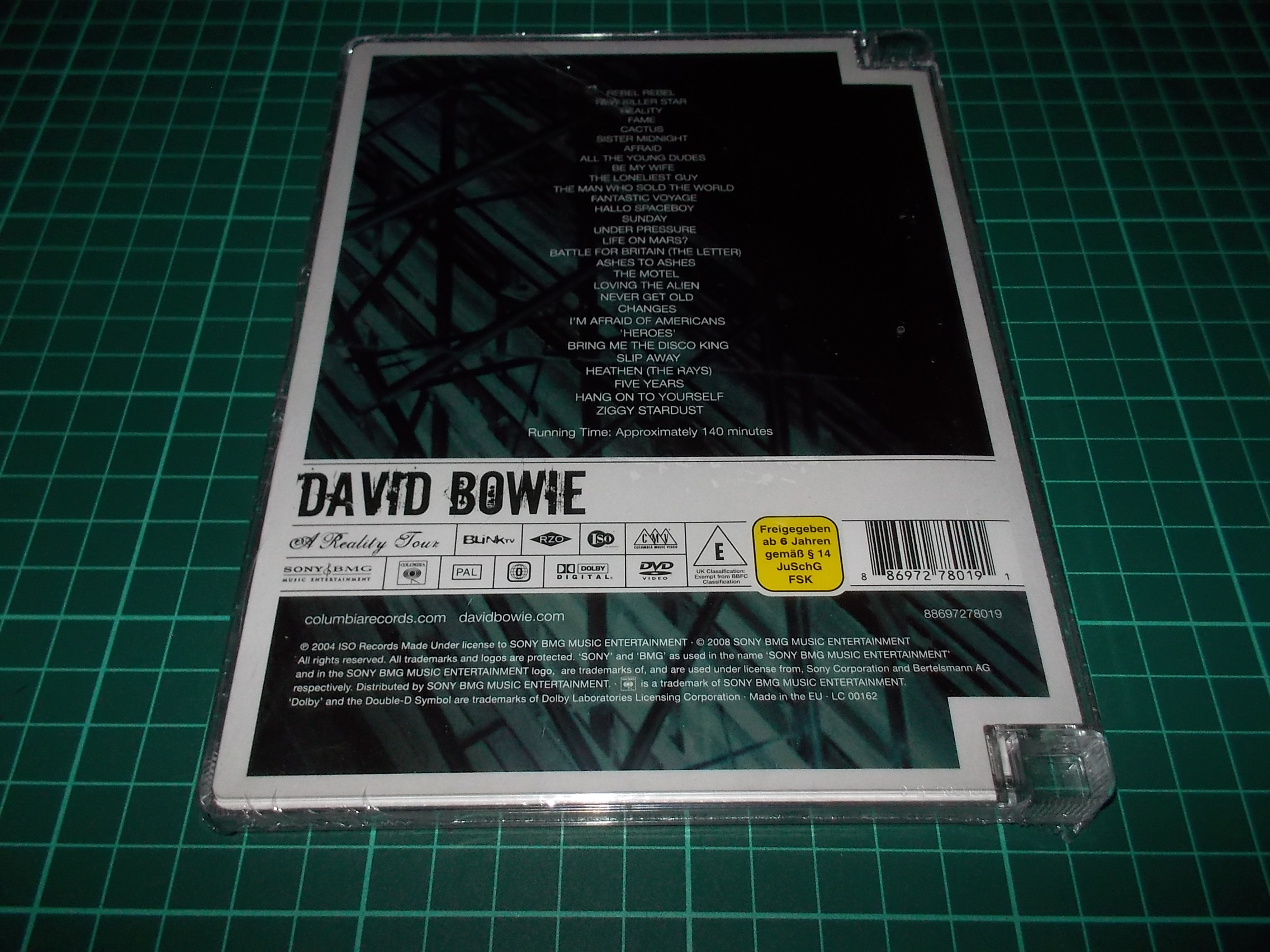 DAVID BOWIE - A REALITY TOUR (DVD)