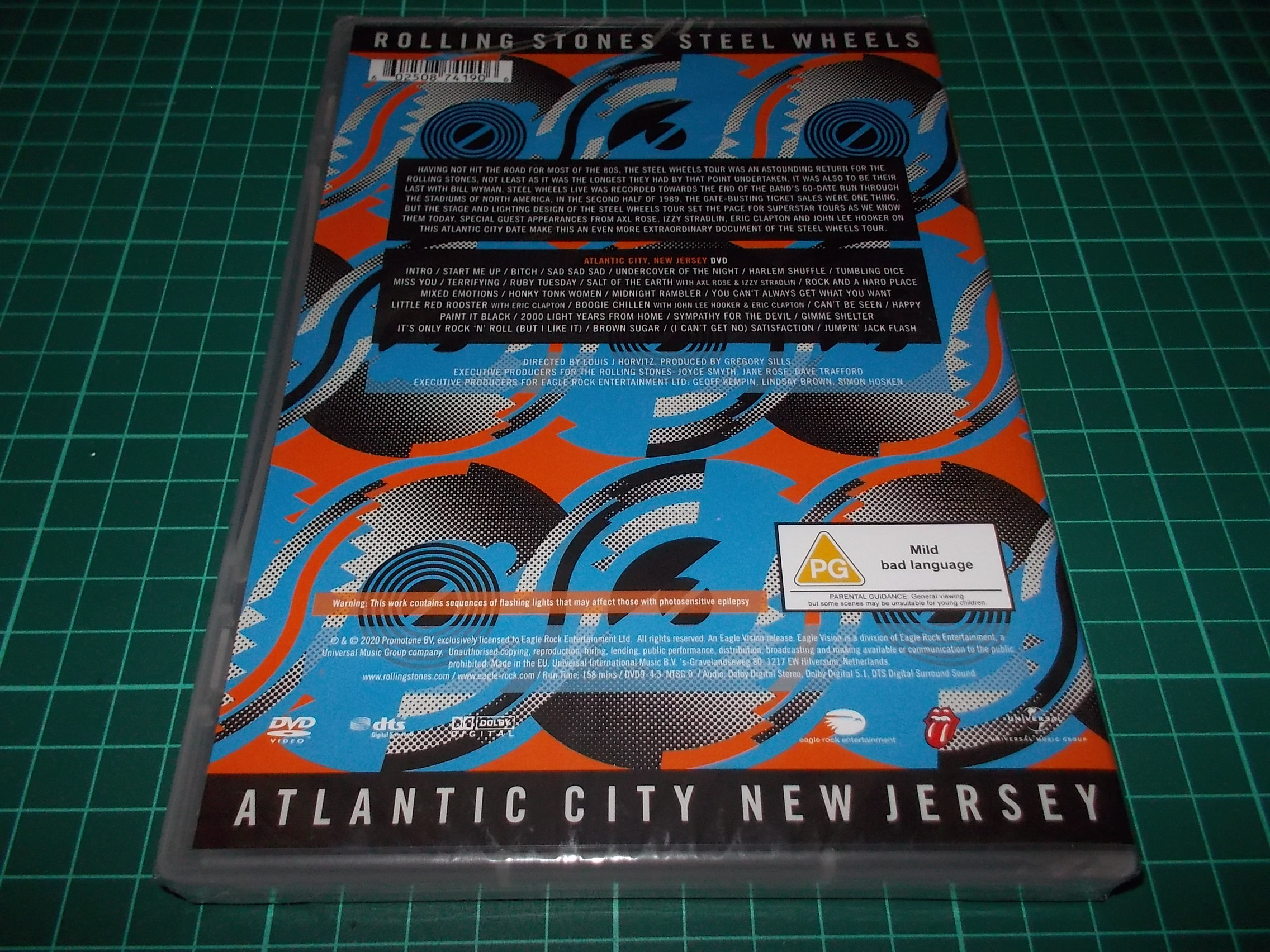 THE ROLLING STONES - STEEL WHEELS LIVE (DVD)