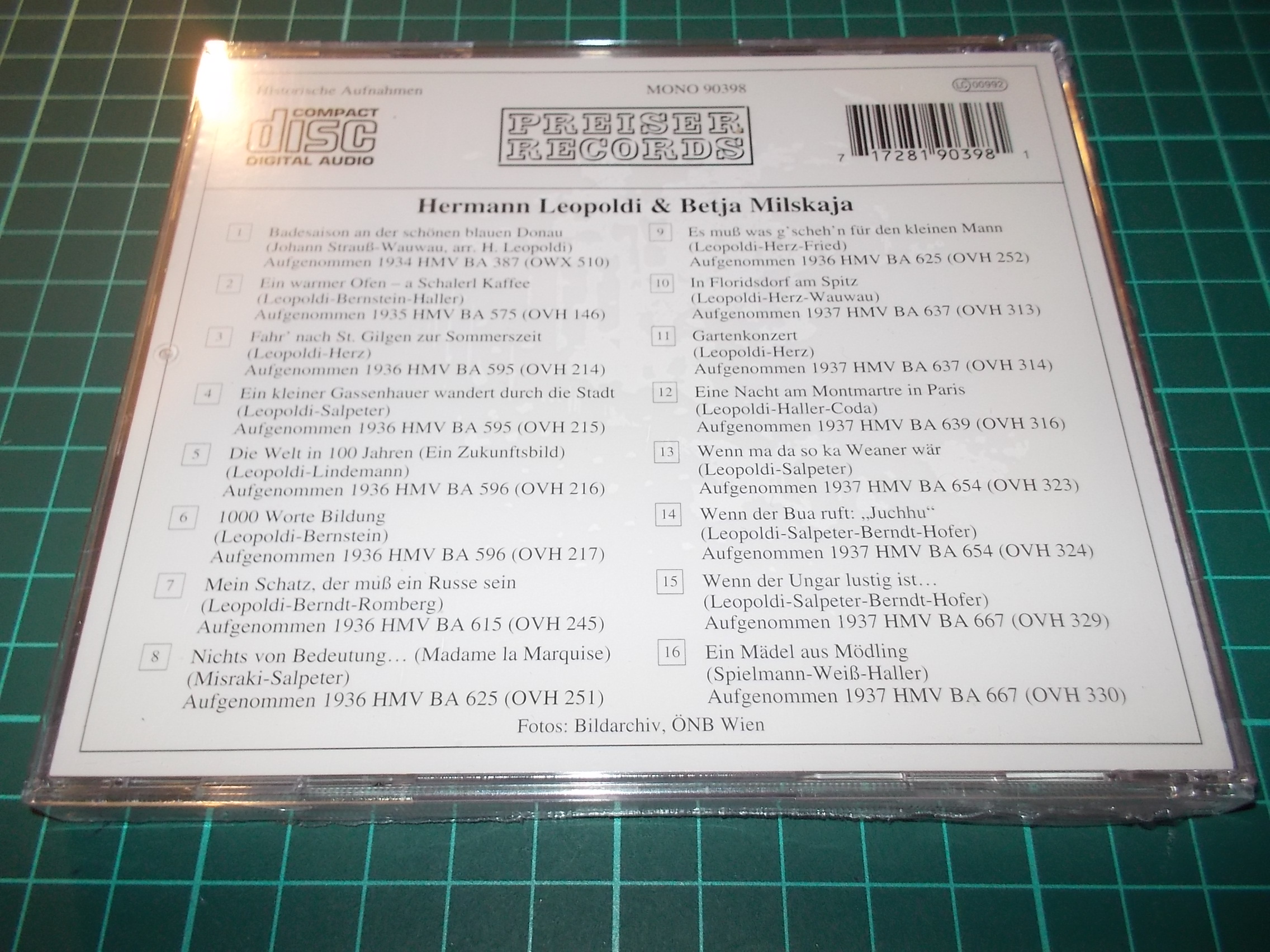 Hermann Leopoldi & Betja Milskaja (CD)