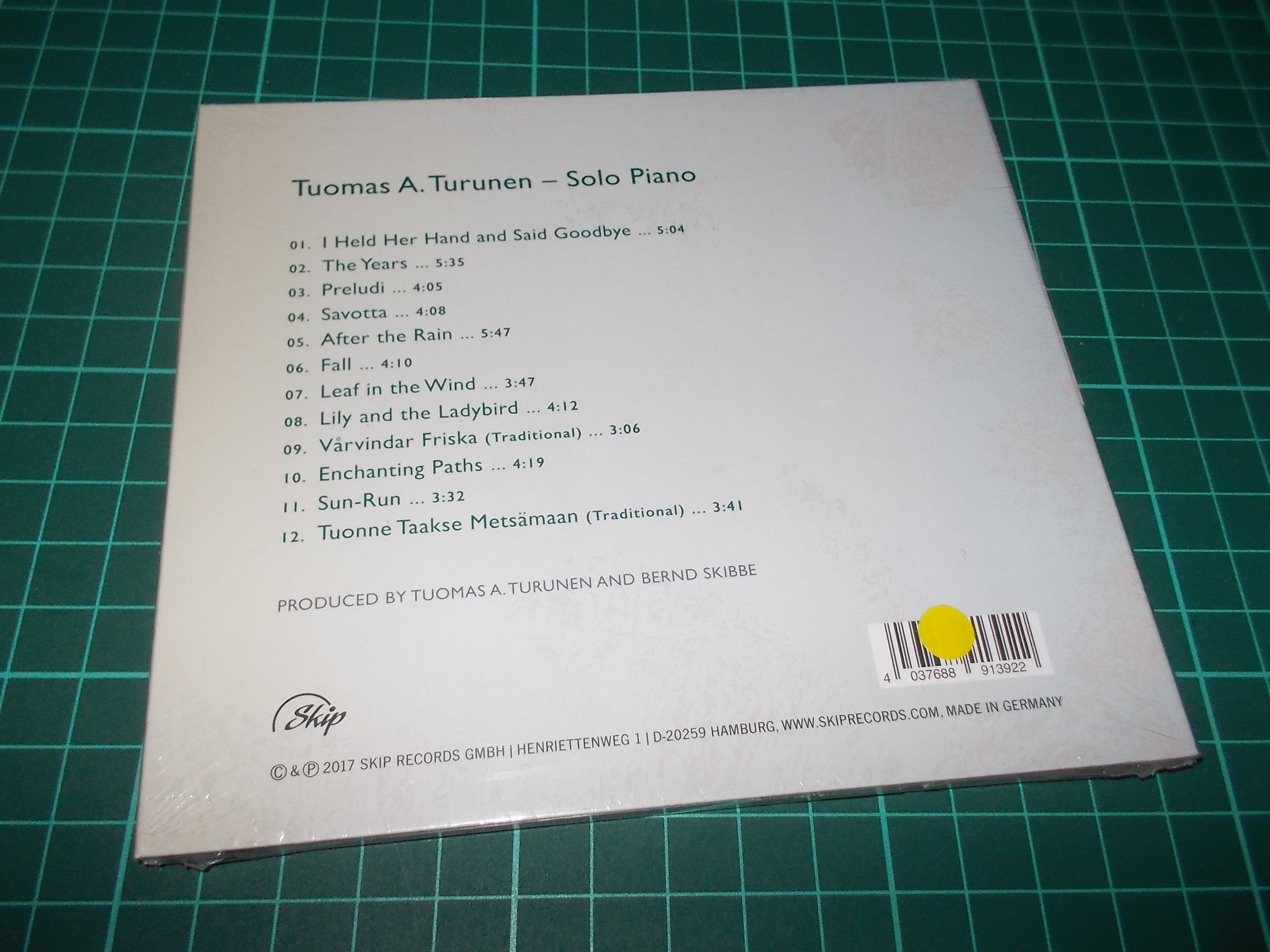 Tuomas A. Turunen - Ornaments of Time (CD) Digipack