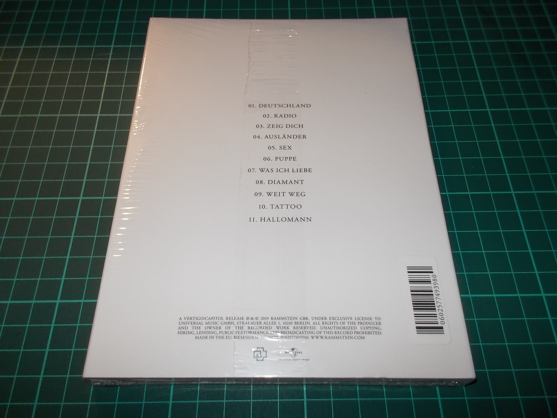 RAMMSTEIN - RAMMSTEIN - 2019 - SPECIAL EDITION - (DVD) DIGIPACK( A5) 