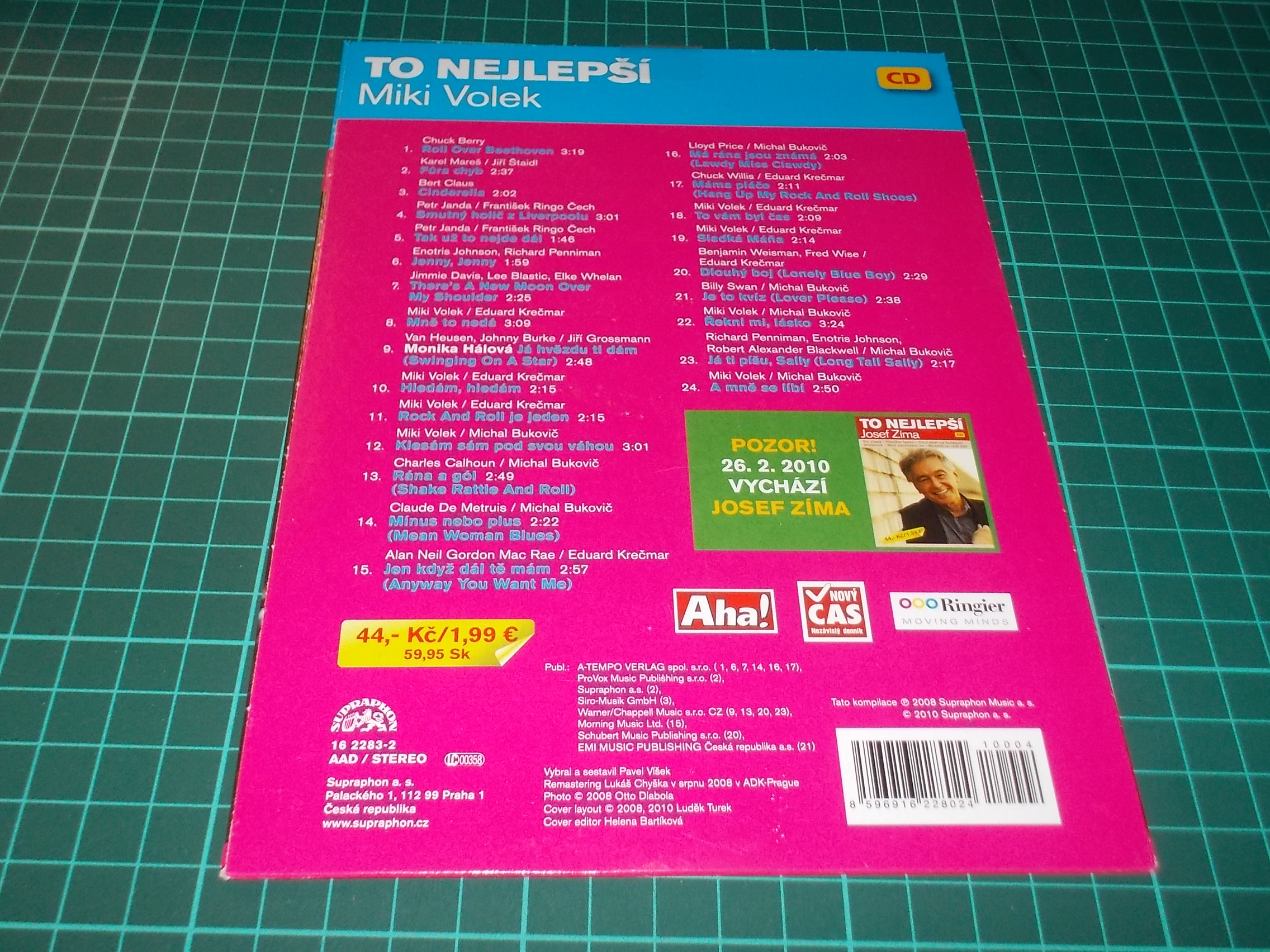 TO NEJLEPŠÍ - MIKI VOLEK  (CD v pošetce)