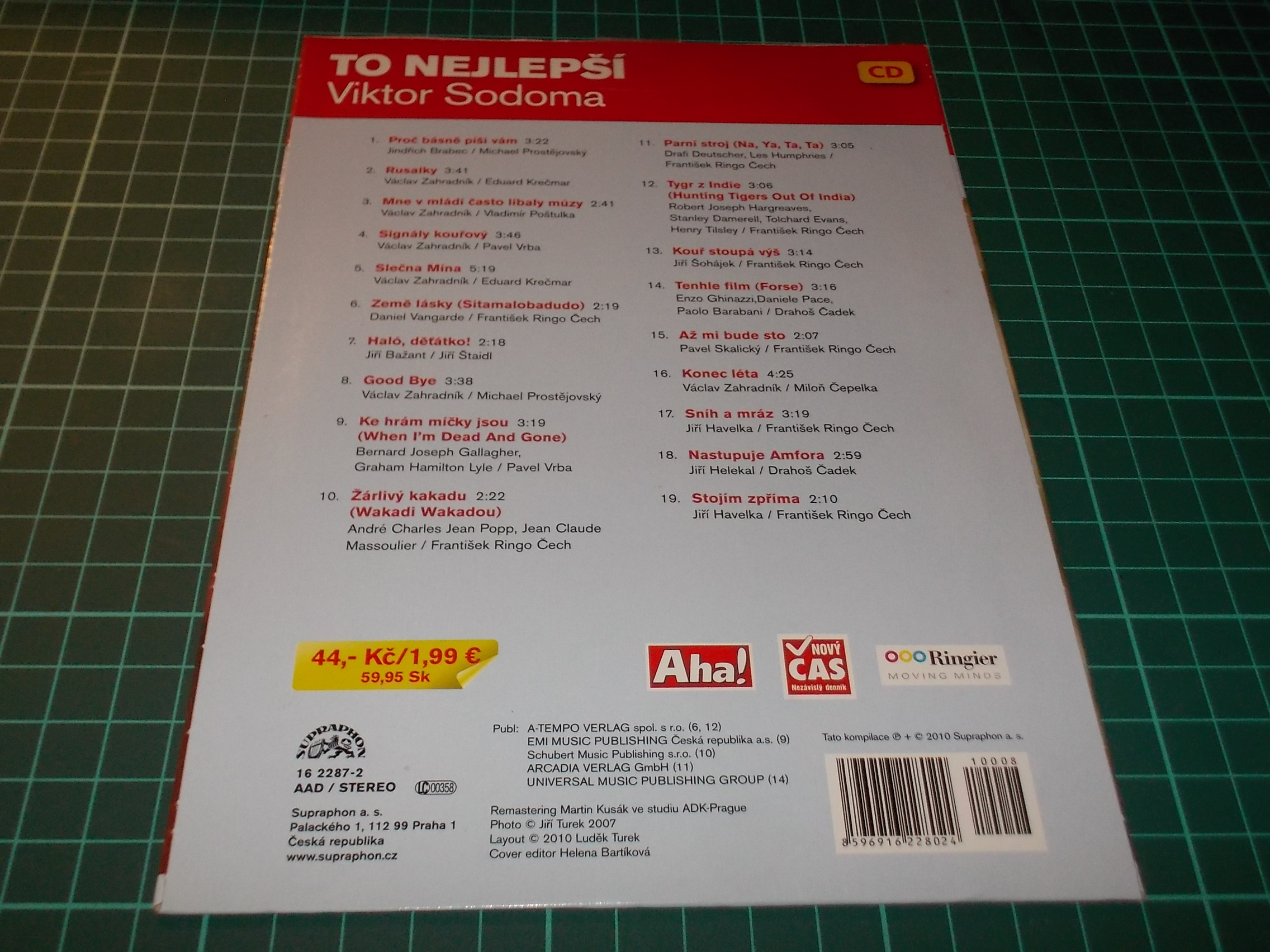 TO NEJLEPŠÍ - VIKTOR SODOMA (CD v pošetce)